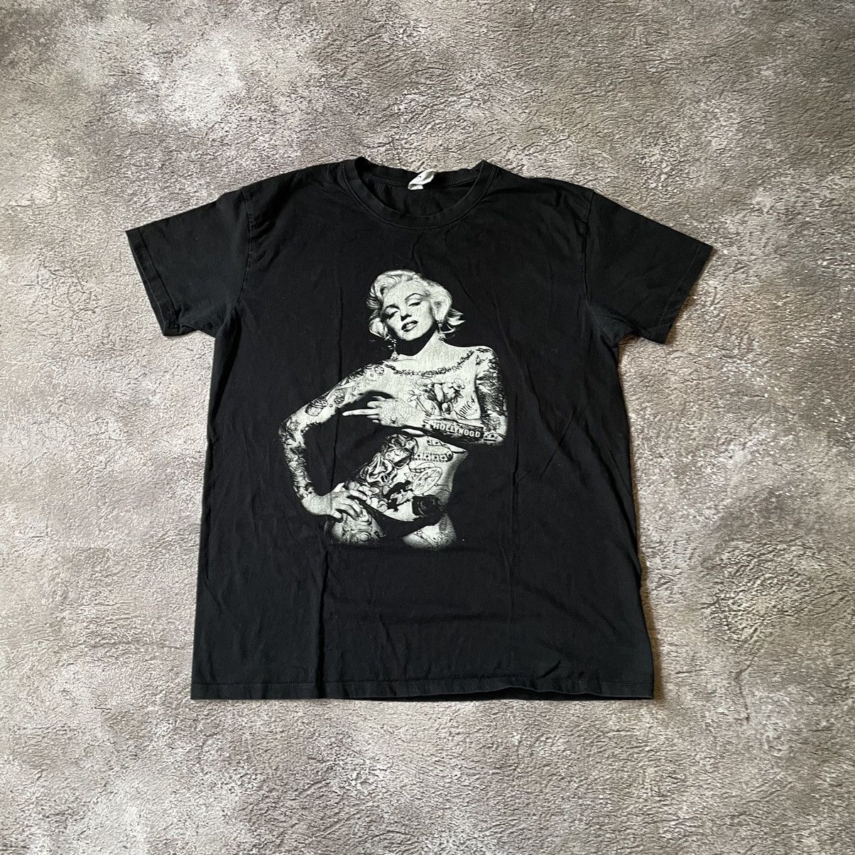 Vintage Vintage Y2K Marilyn Monroe Graphic Tee Streetwear Cropped L Size US L / EU 52-54 / 3 - 3 Thumbnail