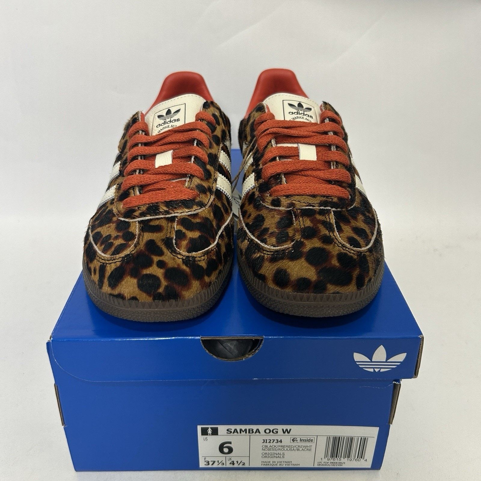 Adidas adidas Samba OG WMNS Leopard - “Preloved Red” JI2734 Size US 6 / IT 36 - 2 Thumbnail