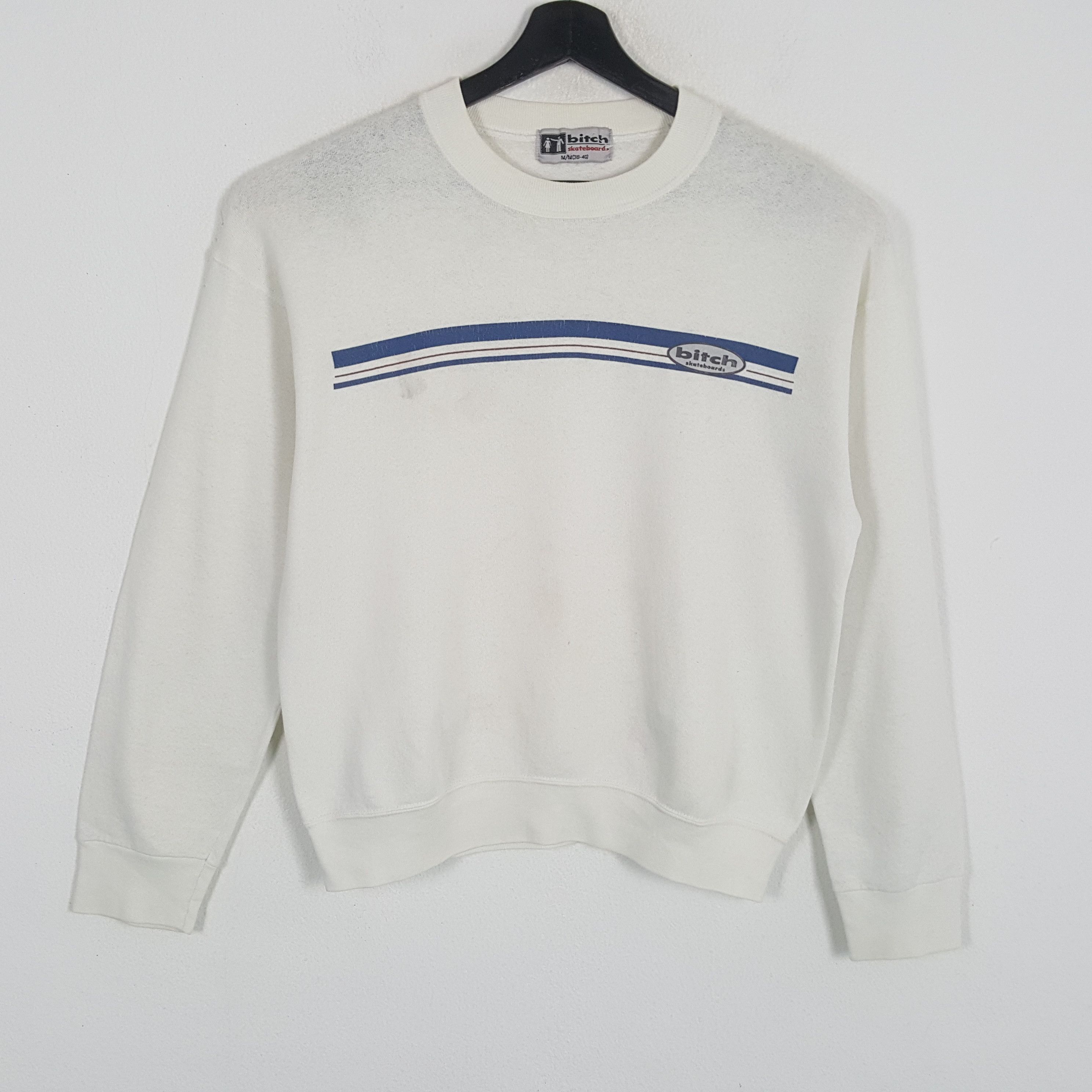 BITCH SKATEBOARDS Streetwear Style Vintage Sweatshirt