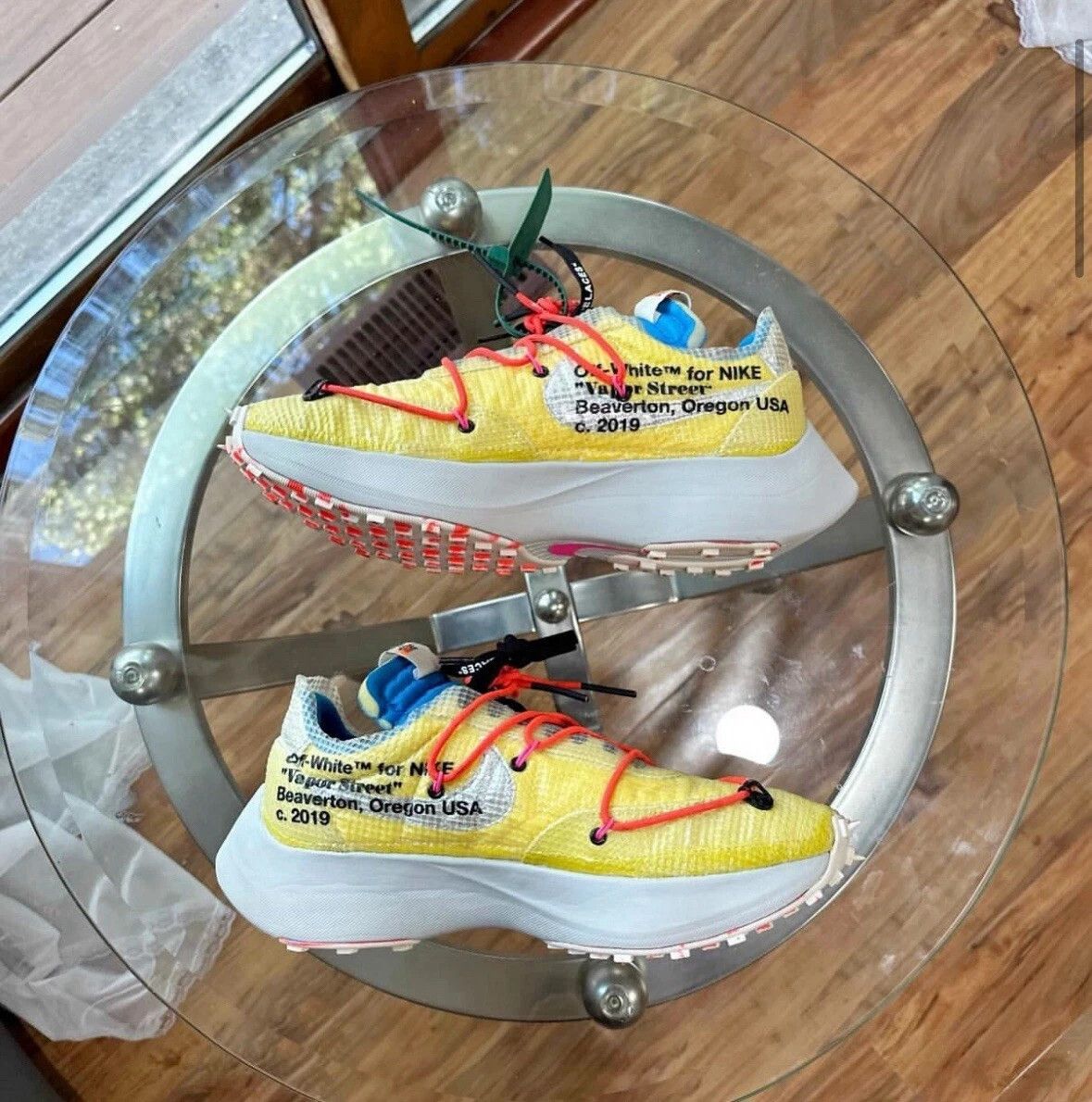 Nike × Off-White Nike Vapor Street Off-White Tour Yellow Size US 11 / EU 44 - 2 Thumbnail