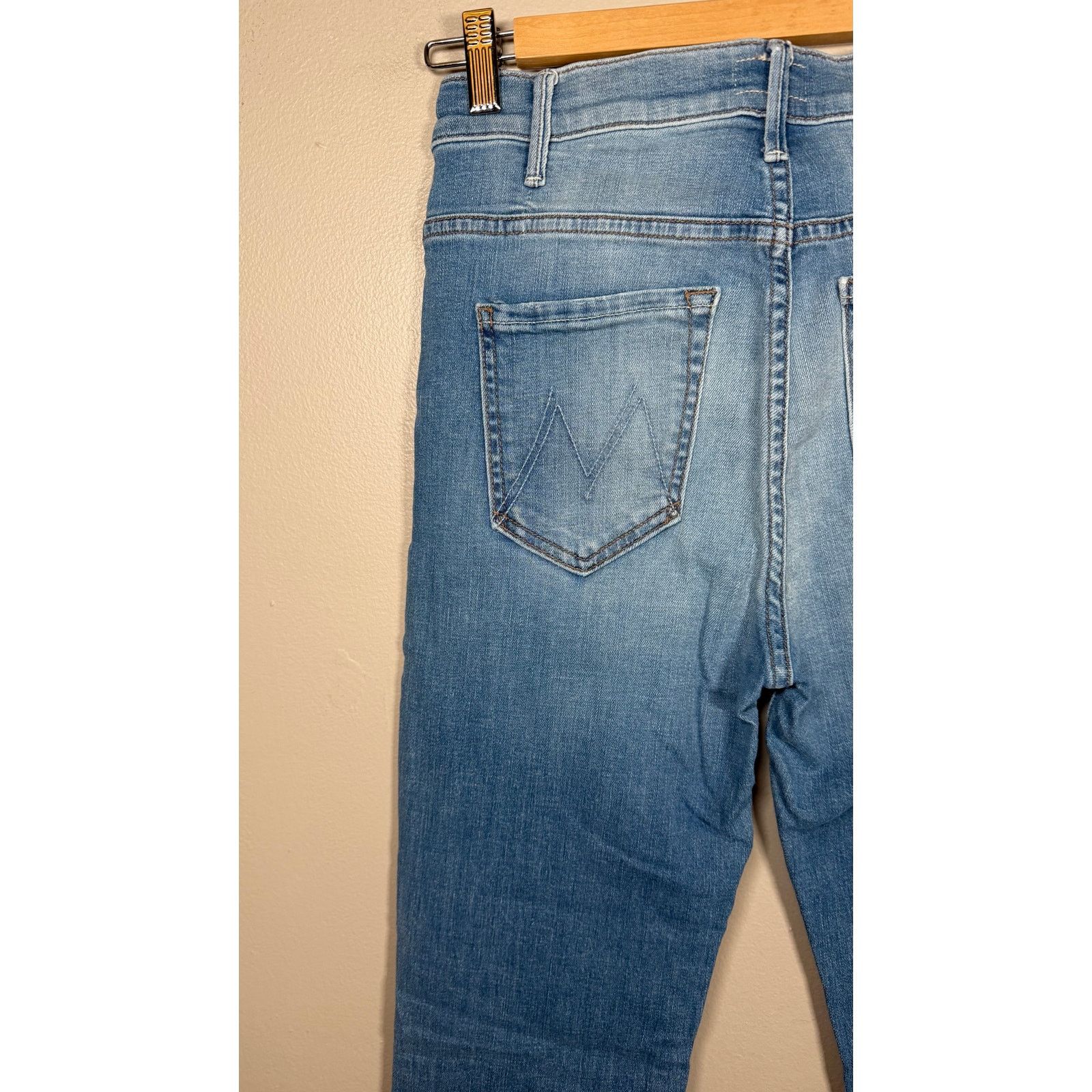 MOTHER Mother The Hustler Ankle Fray Jeans Shaken not Stirred- 27 Size 27" / US 4 / IT 40 - 11 Thumbnail