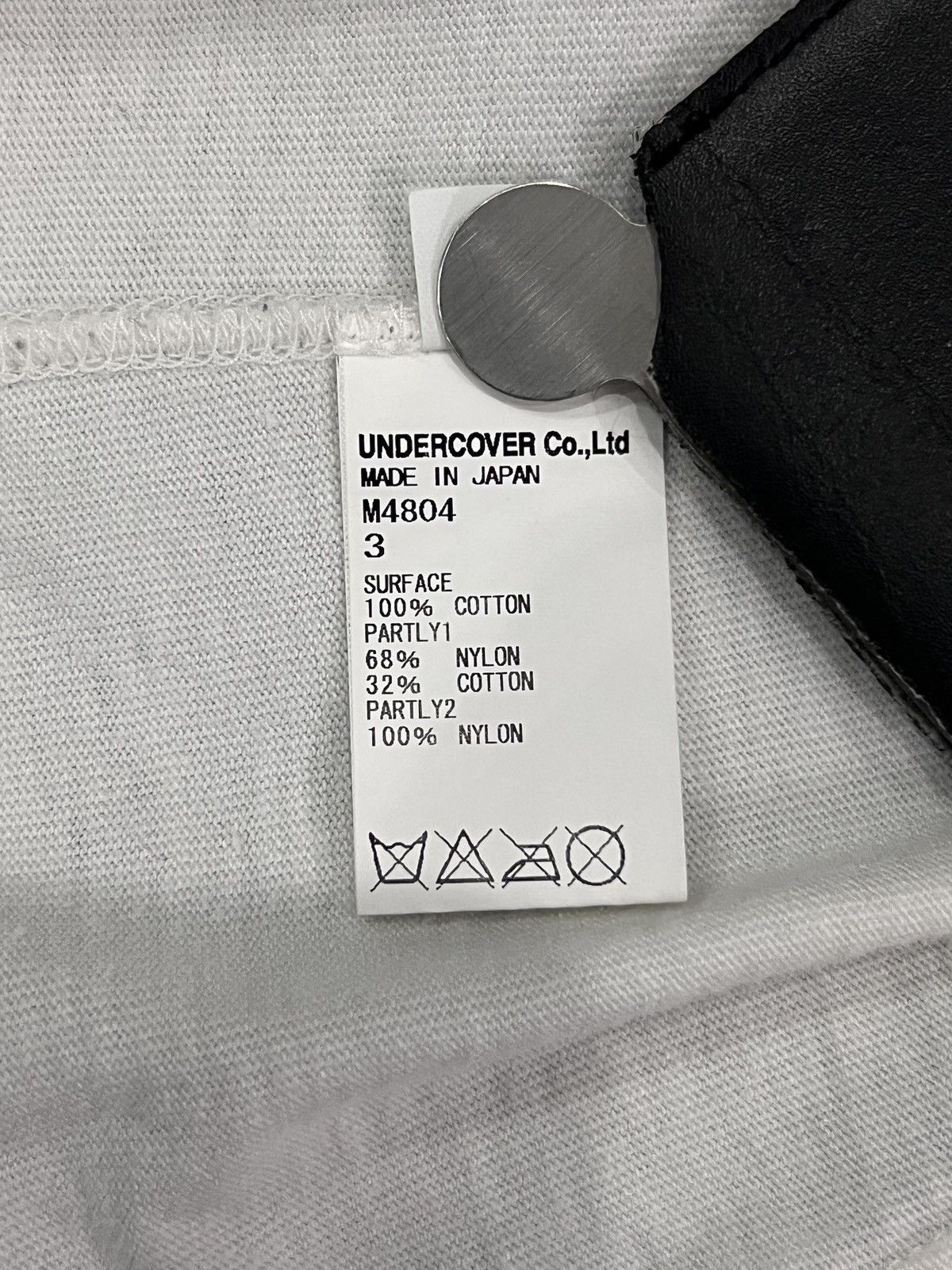 Undercover Undercover SS16 “SILENT / LISTEN” Silicone Print Hockey Tee Size US L / EU 52-54 / 3 - 12 Thumbnail