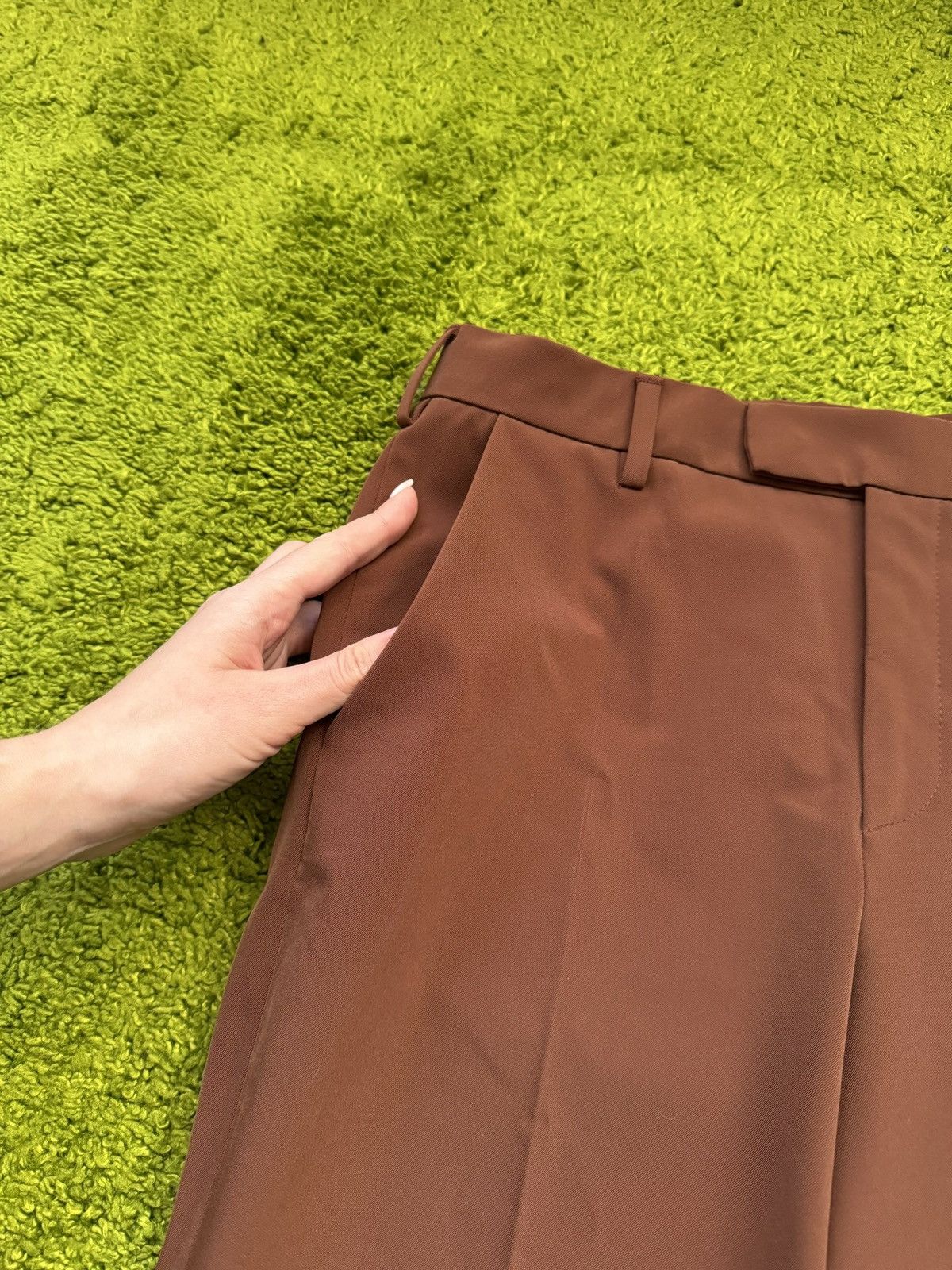 Prada Prada wide leg pants Size 28" / US 6 / IT 42 - 4 Thumbnail
