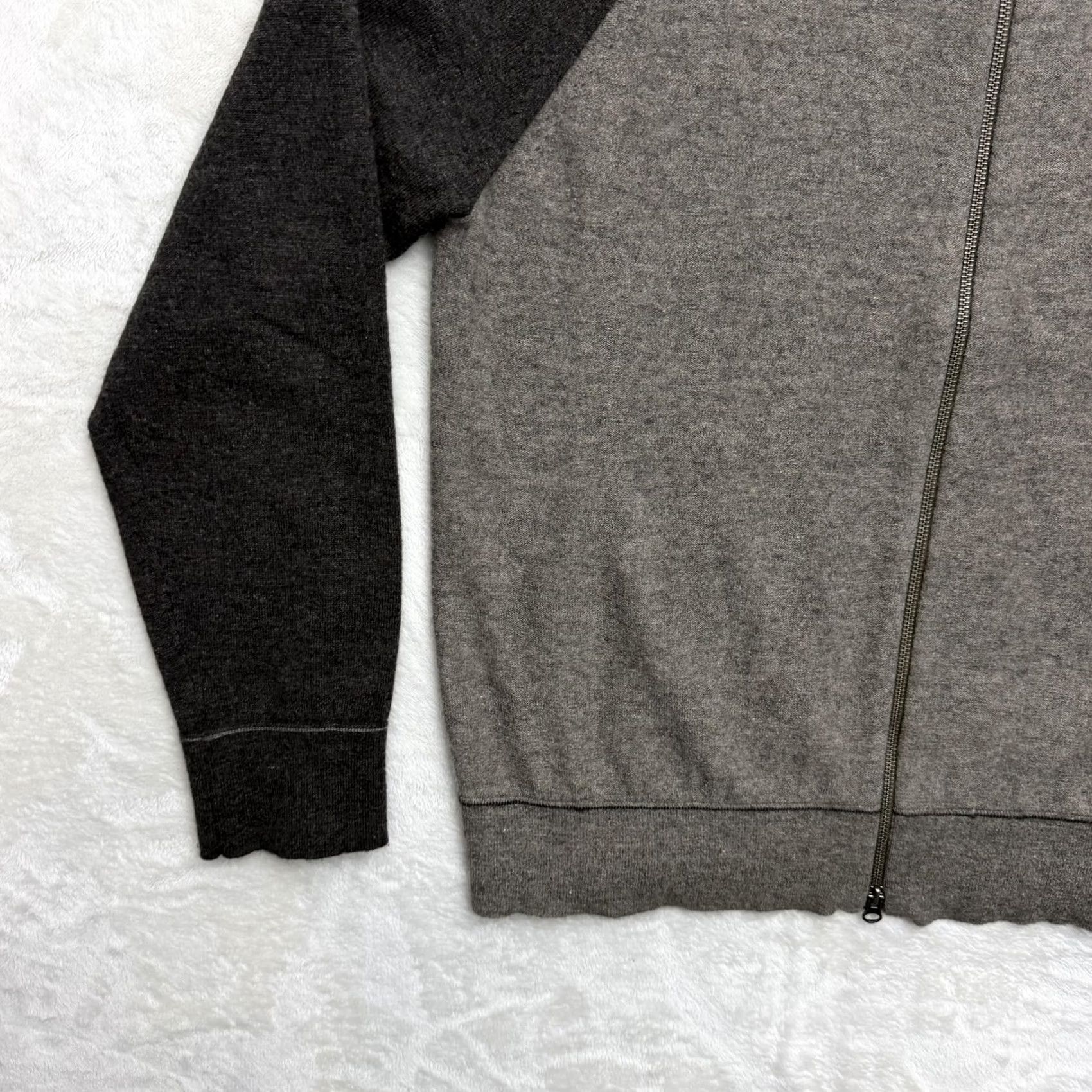Banana Republic VINTAGE? No. Banana Republic Jacket Mens XL Gray Lambswool Cashmere Full Zip Mock Neck Shirt? Size US XL / EU 56 / 4 - 6 Thumbnail