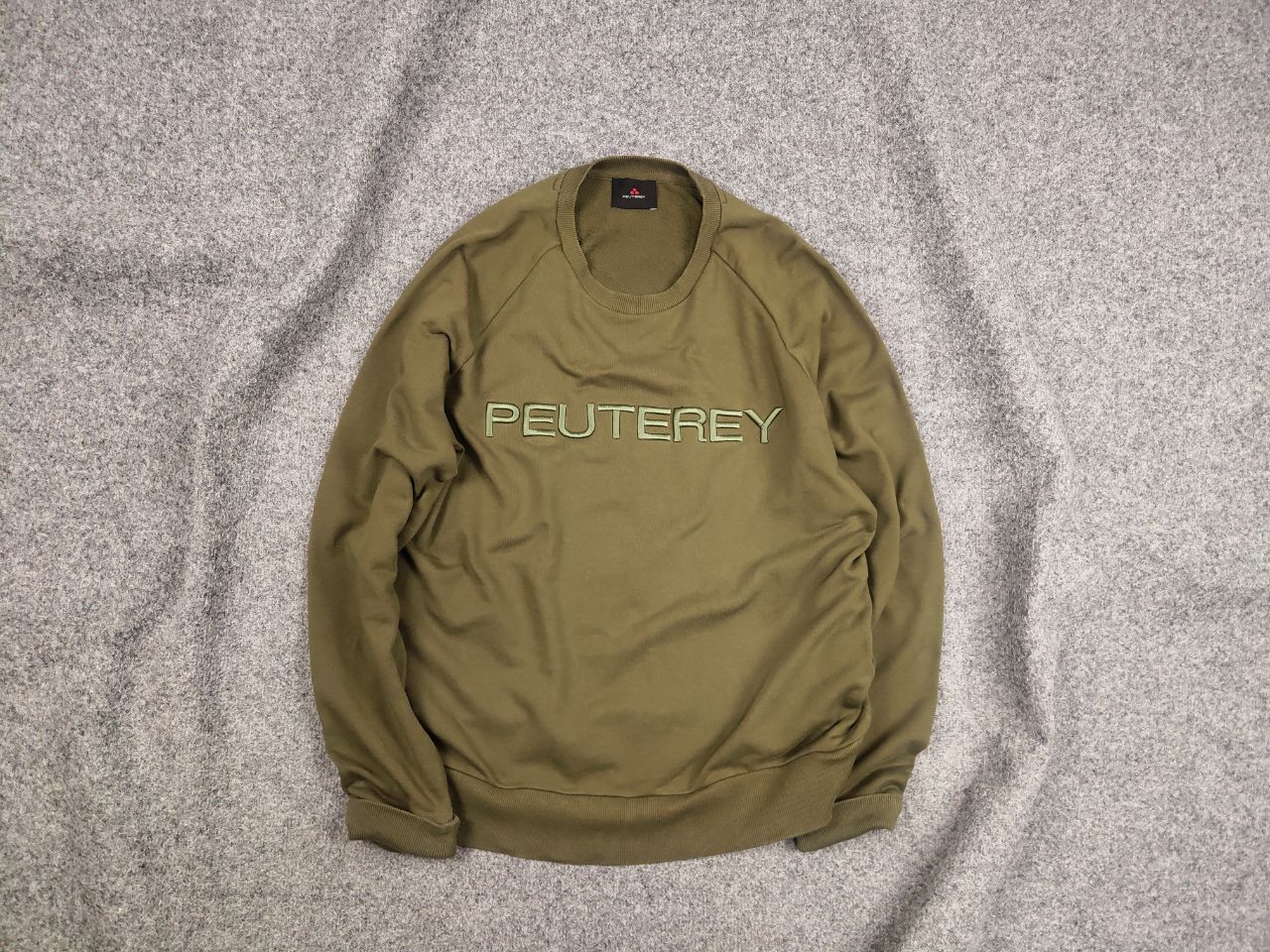 Peuterey Peuterey Embroidered logo Designer Crew Chek Sweatshirt Size US XL / EU 56 / 4 - 1 Thumbnail
