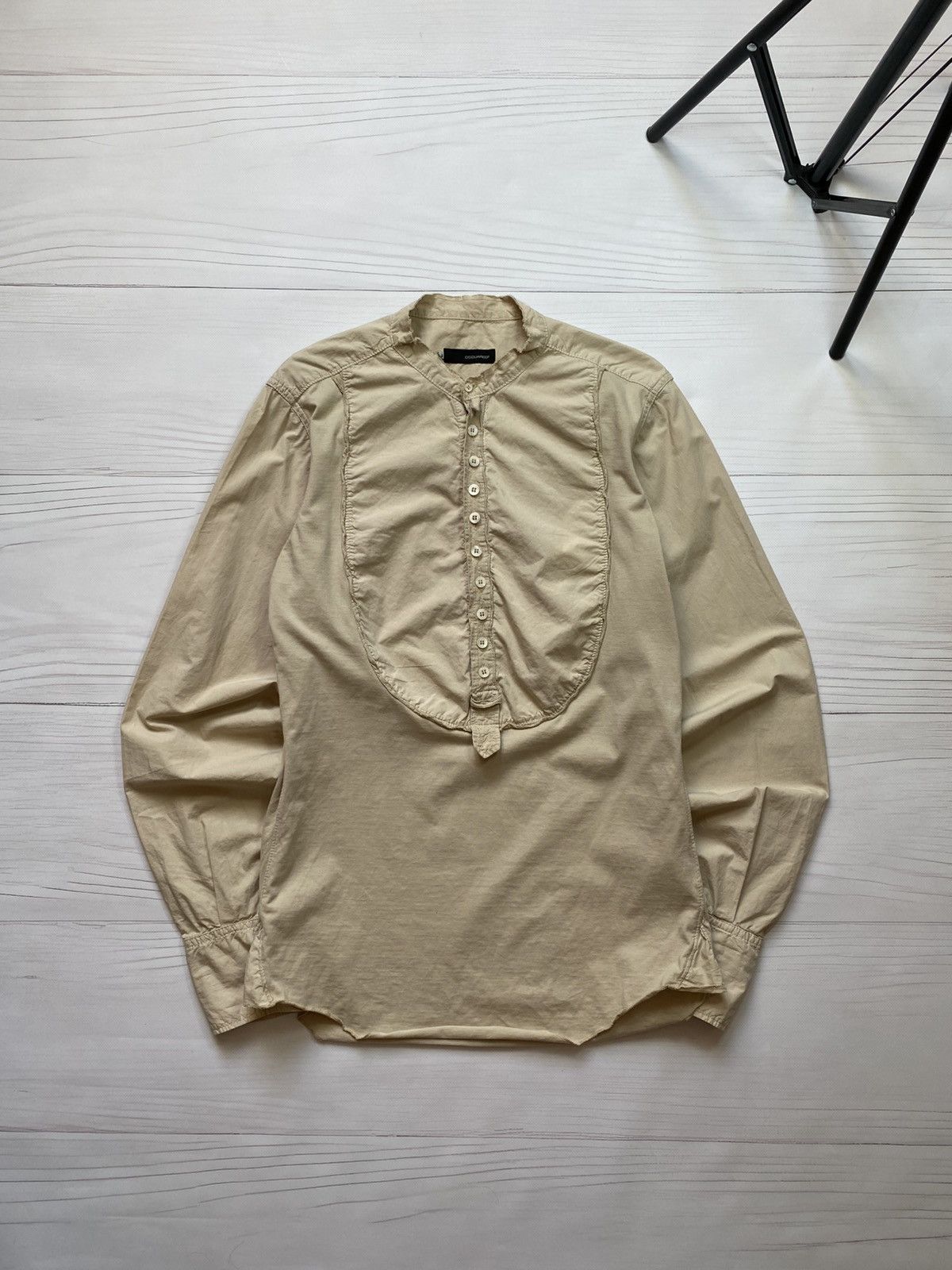 Dsquared2 Vintage 00’s Dsquared2 Bib Front button up shirt Size US M / EU 48-50 / 2 - 1 Thumbnail