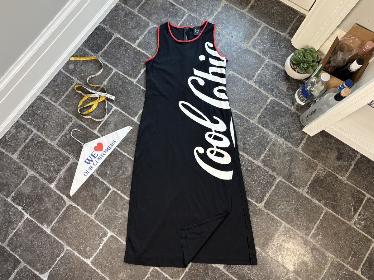 Vintage 2010s Coke Zero Dress McQueen Moschino Cool & Chic Bodycon Size M / US 6-8 / IT 42-44 - 21 Thumbnail
