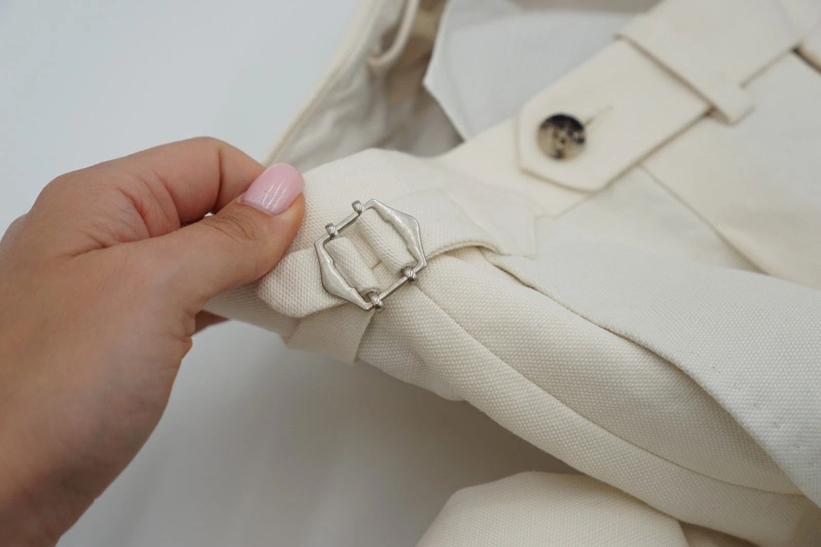 Suitsupply Men Suitsupply Pants Cotton & Linen Vigo Ivory UK/US36 Size 36R - 4 Thumbnail