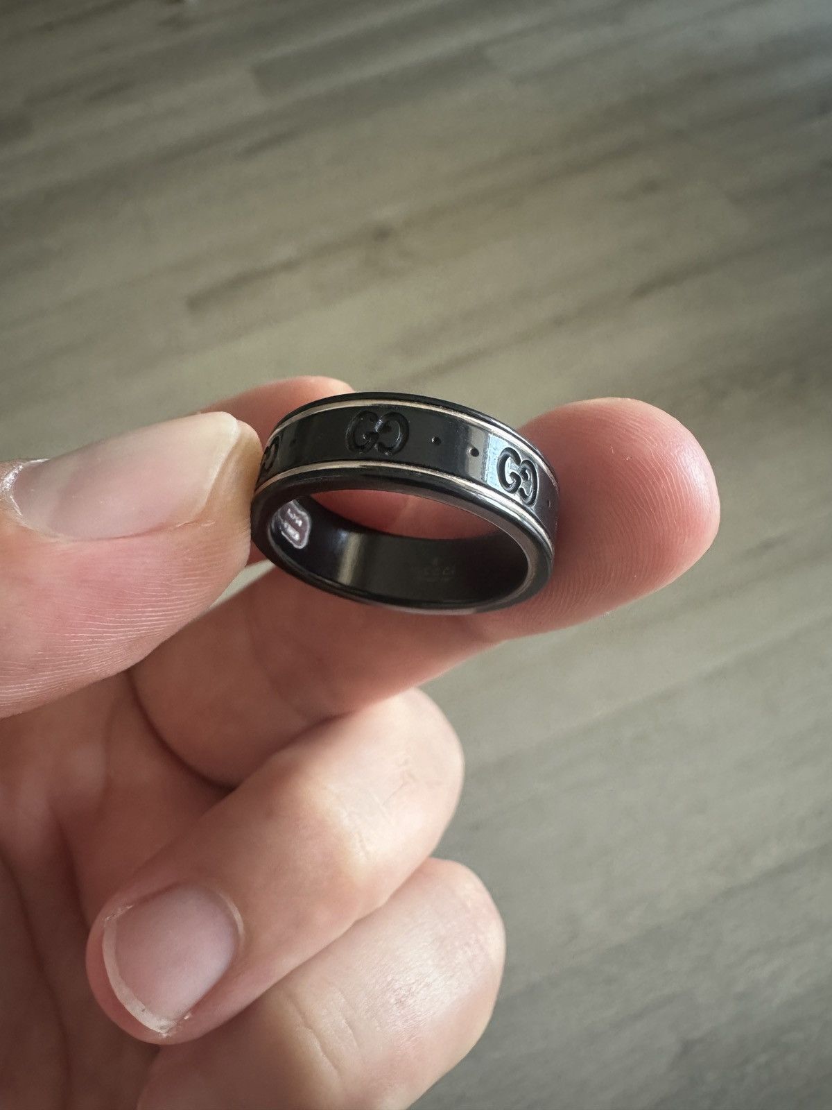 Gucci Gucci Icon thin band in white gold sz 10 Size ONE SIZE - 5 Thumbnail