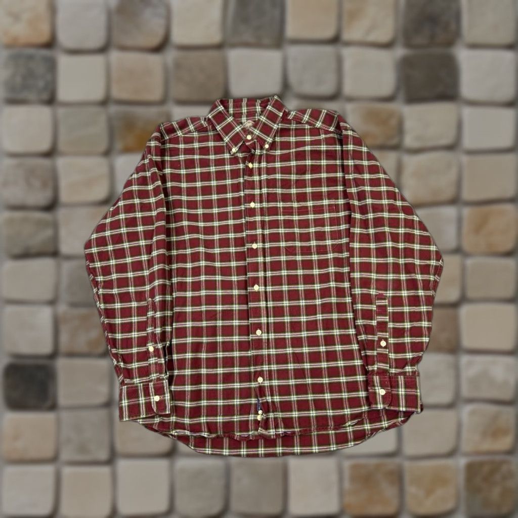 Bills Khakis Bills Khakis Shirt Mens XL Red Plaid Cotton Button Up Size US XL / EU 56 / 4 - 1 Thumbnail