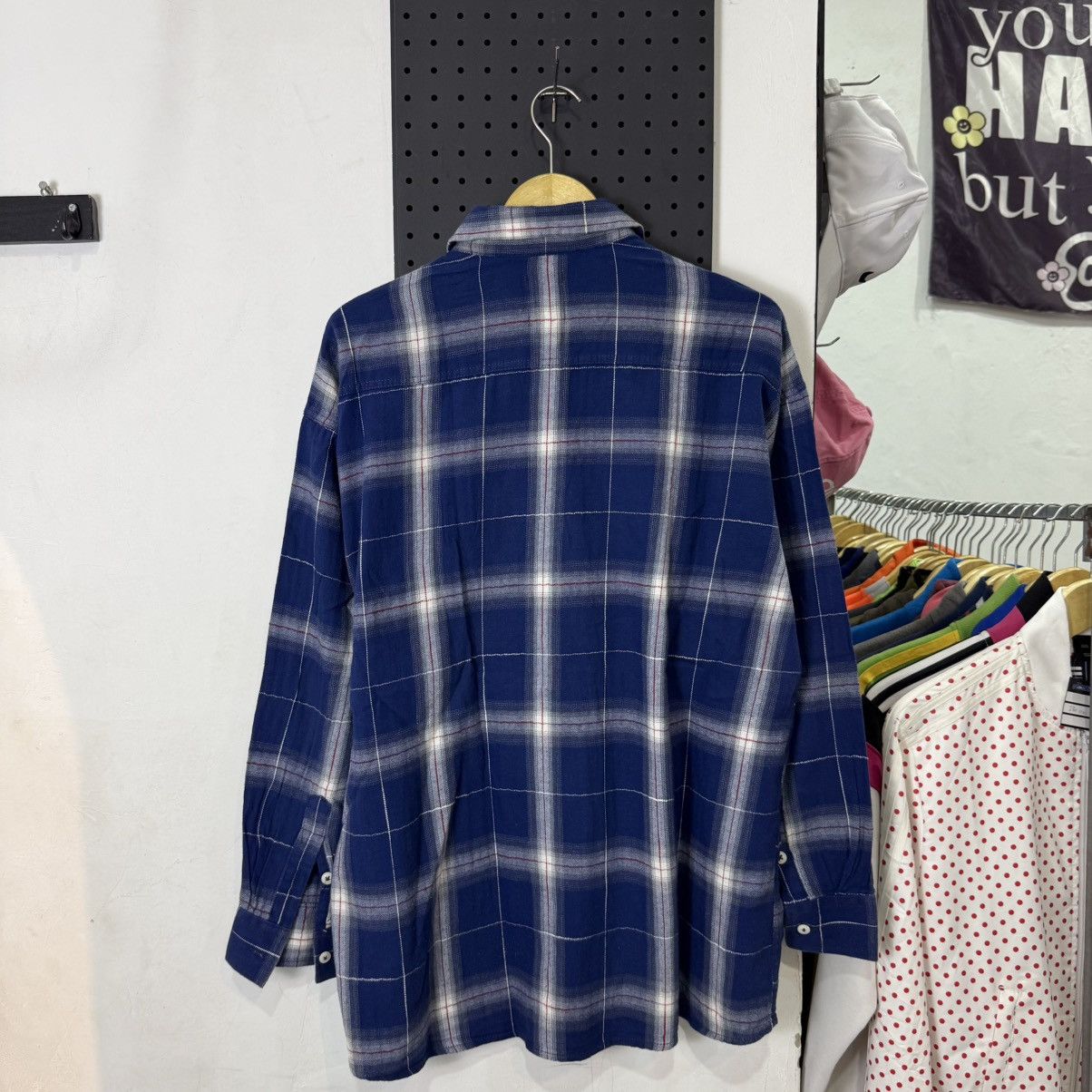 Japanese Brand Mc Coy plaid flannel blue button Size US XL / EU 56 / 4 - 3 Thumbnail