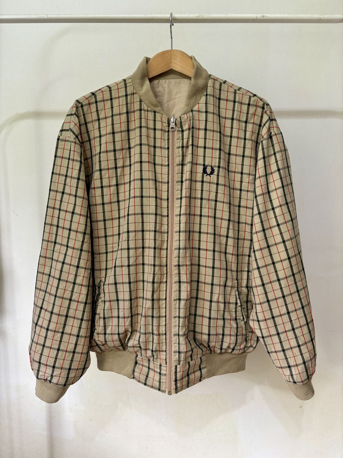 Fred Perry Vintage Fred Perry Checkered Reversible Jacket Size US L / EU 52-54 / 3 - 1 Thumbnail