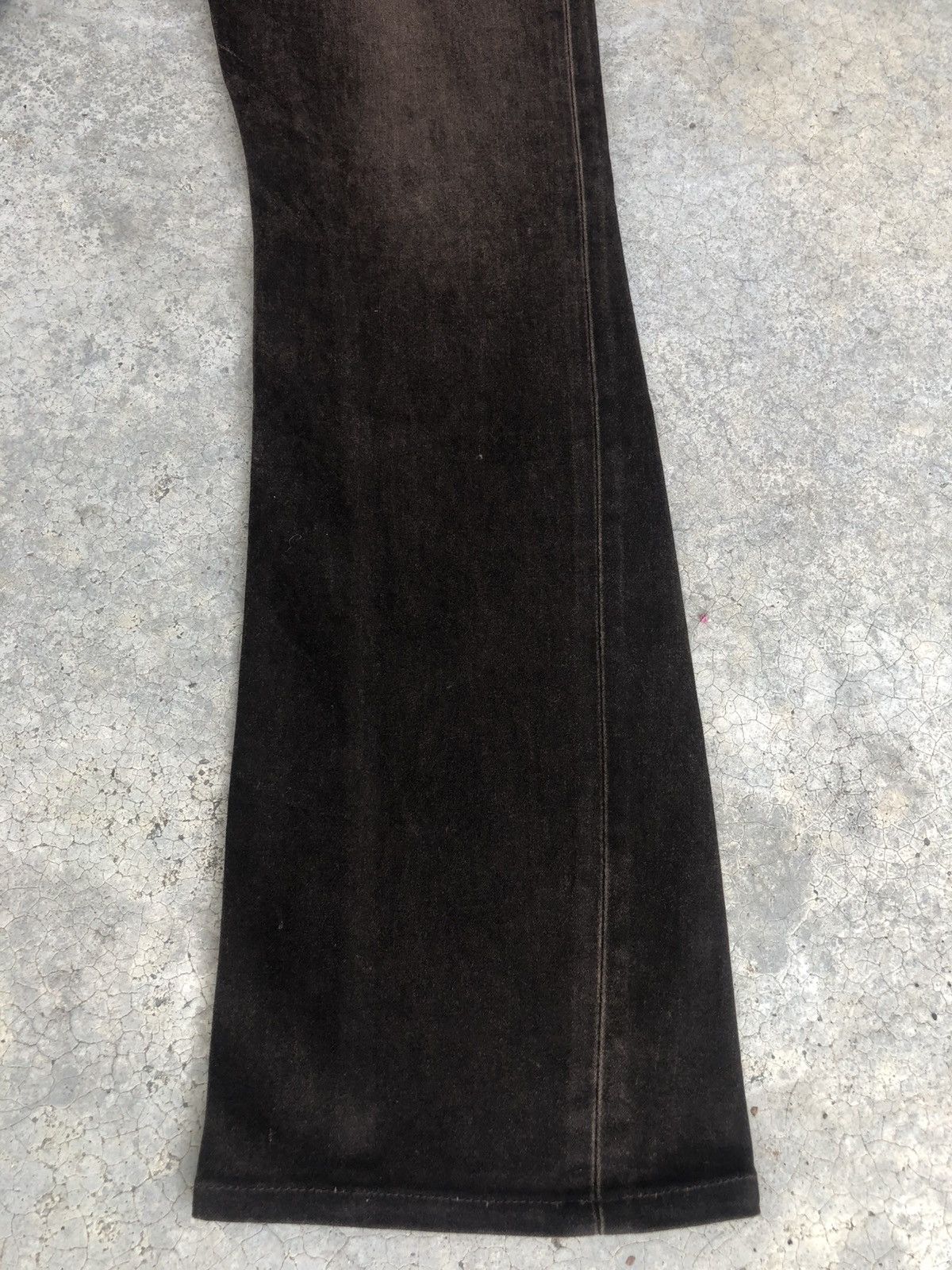 Lee Japanese Lee Flared Jeans Distressed Suede Size US 32 / EU 48 - 7 Thumbnail