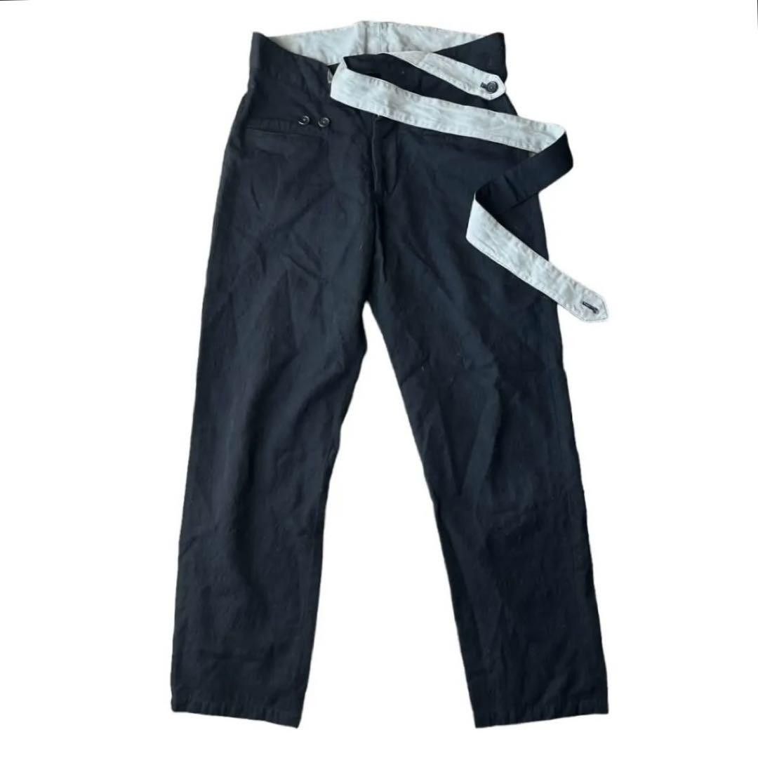 image of Yohji Yamamoto Pour Homme 00Aw Guru Guru Pants in Black, Men's (Size 30)
