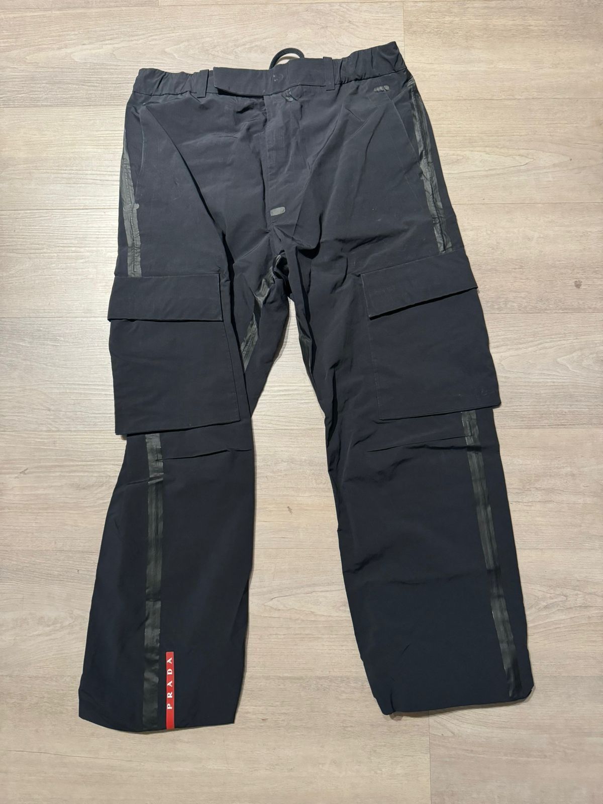 image of Prada Light Technical Fabric Pants in Black, Men's (Size 34)