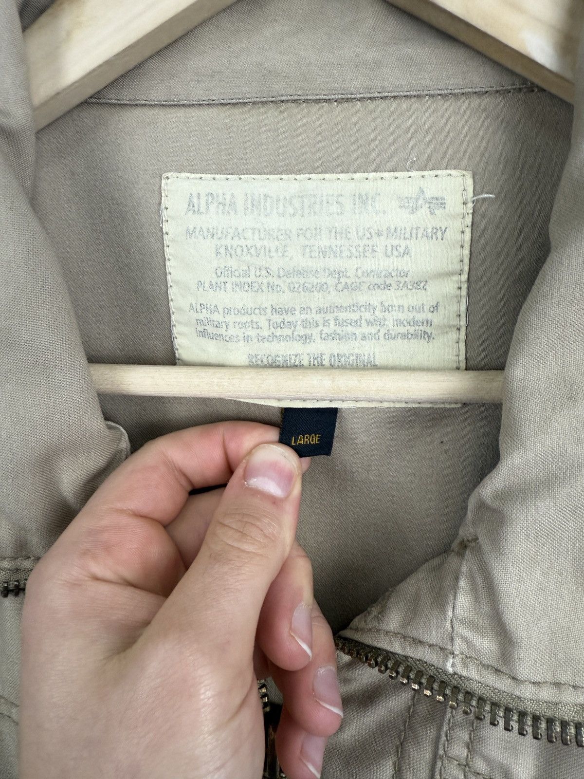 Alpha Industries 🇺🇸 Vintage 90s Alpha Industries Military USA Army Rare Size US L / EU 52-54 / 3 - 7 Thumbnail