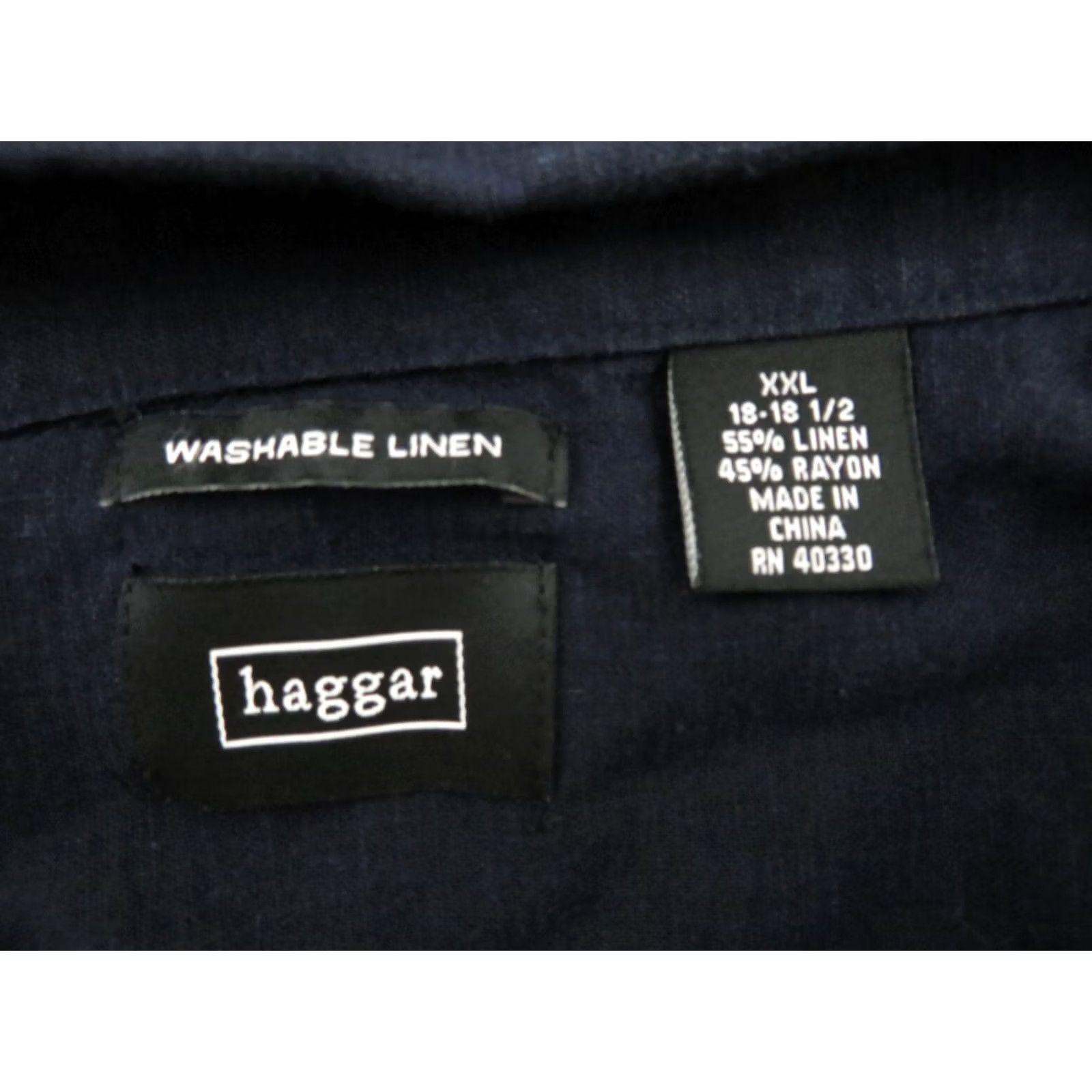 Haggar VINTAGE Cubavera Linen Cuba Cigar Camp Guayabera Shirt Mens Sz XL Bowling Disco Size US XL / EU 56 / 4 - 4 Thumbnail