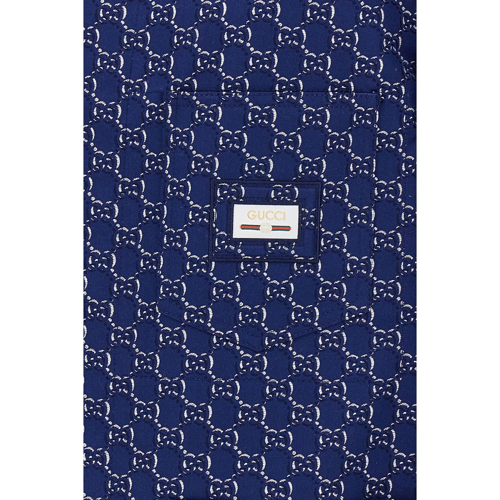 Gucci GUCCI GG Shadow Blue Jacquard Jacket New & Authentic (Men's Size US L / EU 52-54 / 3 - 5 Thumbnail