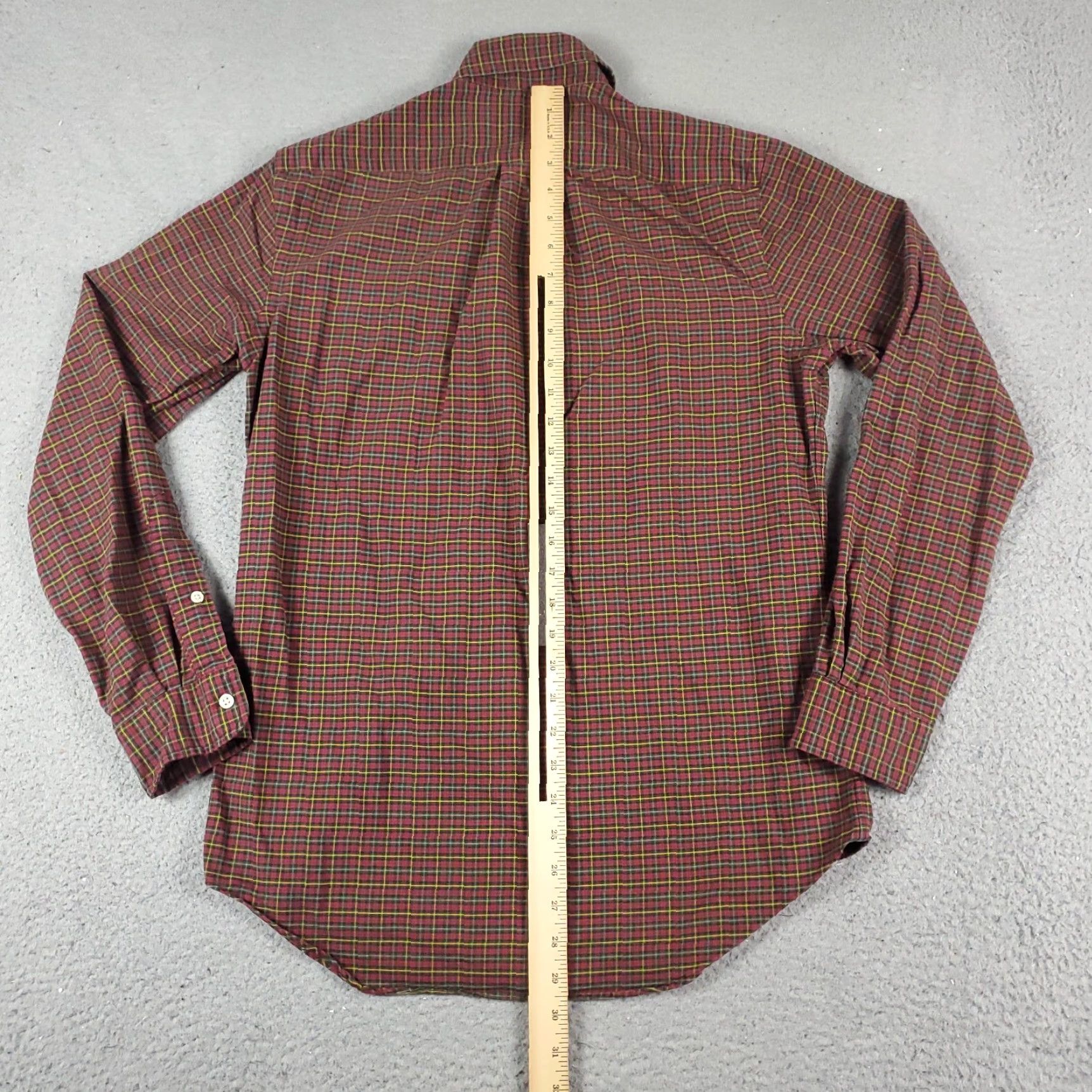Ralph Lauren Ralph Lauren Shirt Mens Small Red Plaid Button-Up Long Sleeve Casual Dress Shirt S Red Classic Modern Preppy Mens Size US S / EU 44-46 / 1 - 4 Thumbnail