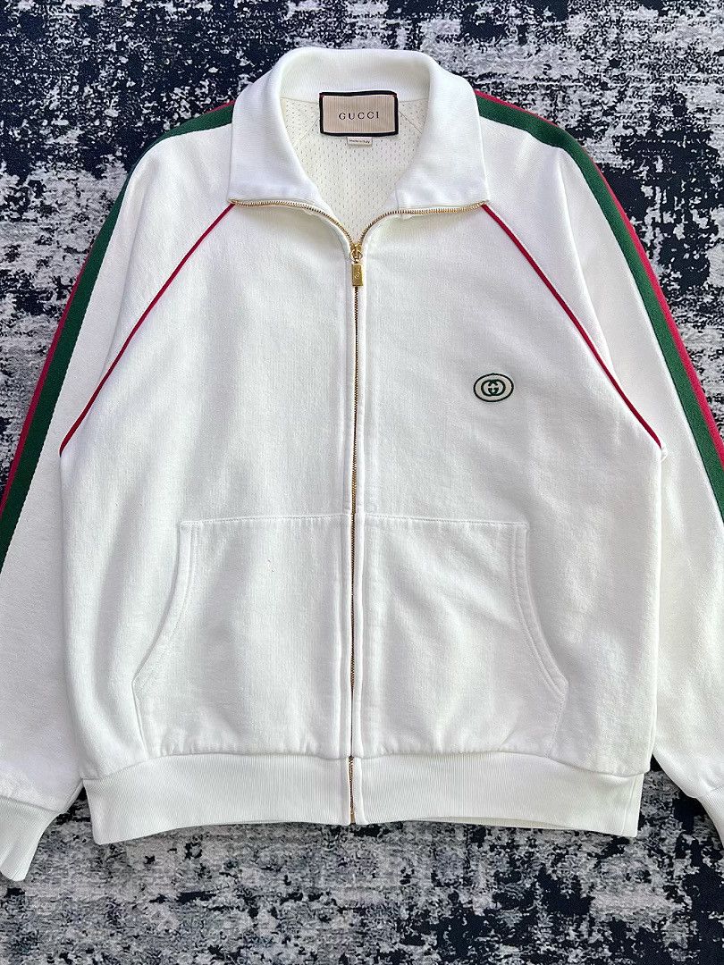 Gucci Gucci Web Zip-Up Track Jacket Size XS Size US XS / EU 42 / 0 - 1 Thumbnail