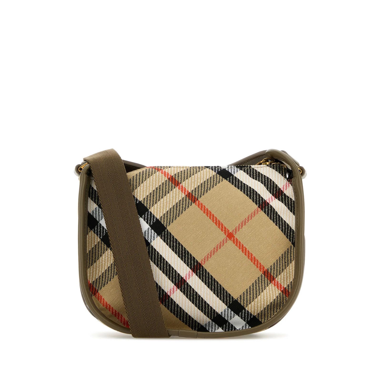 Burberry BURBERRY B Clip Beige Check Mini Messenger Bag New Size ONE SIZE - 3 Thumbnail
