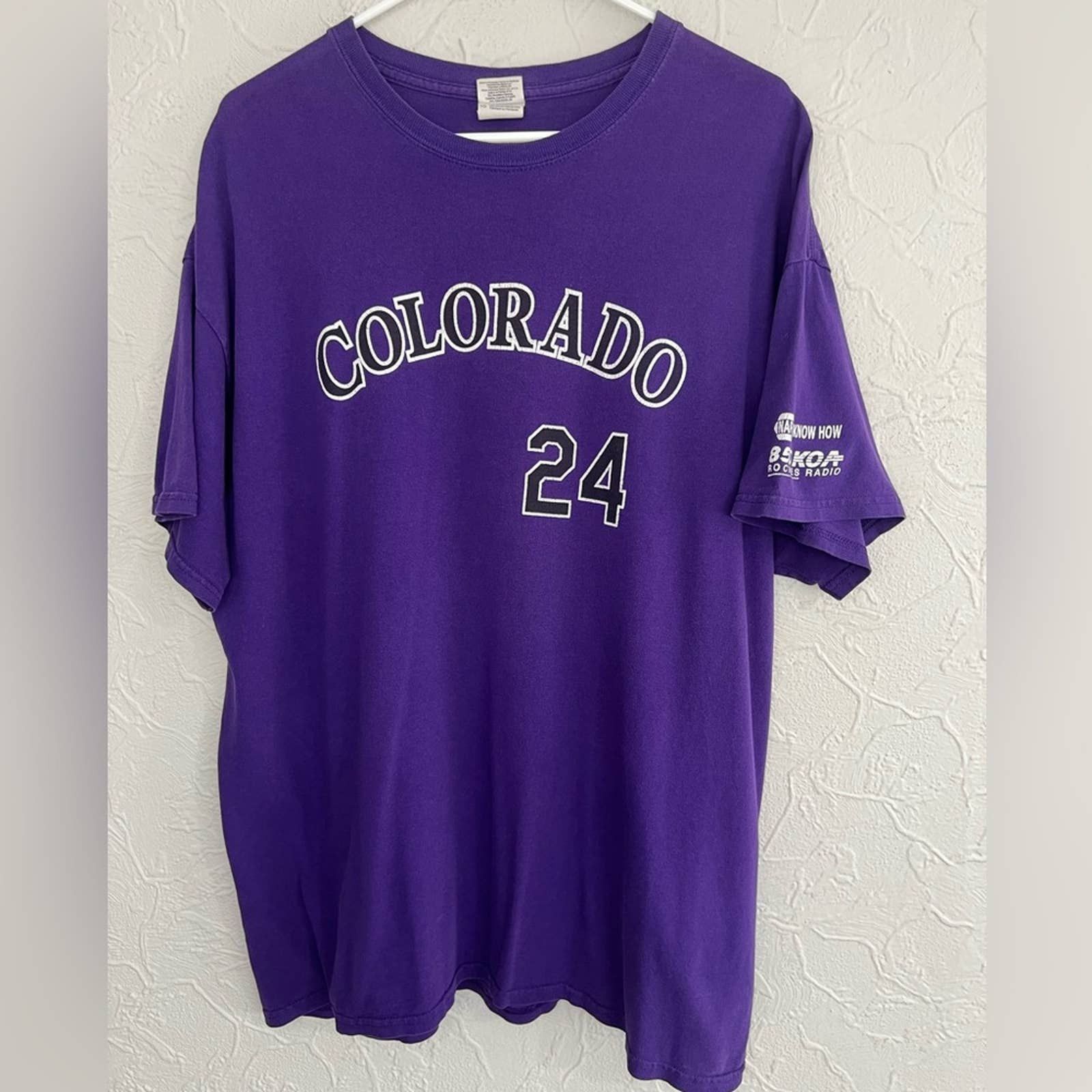 Buy MLB Men's Colorado Rockies Dexter Fowler White/Purple Pinstripes Home  Short Sleeve 6 Button Synthetic Replica Baseball Jersey (White/Purple  Pinstripes, Large) Online at Low Prices in India 