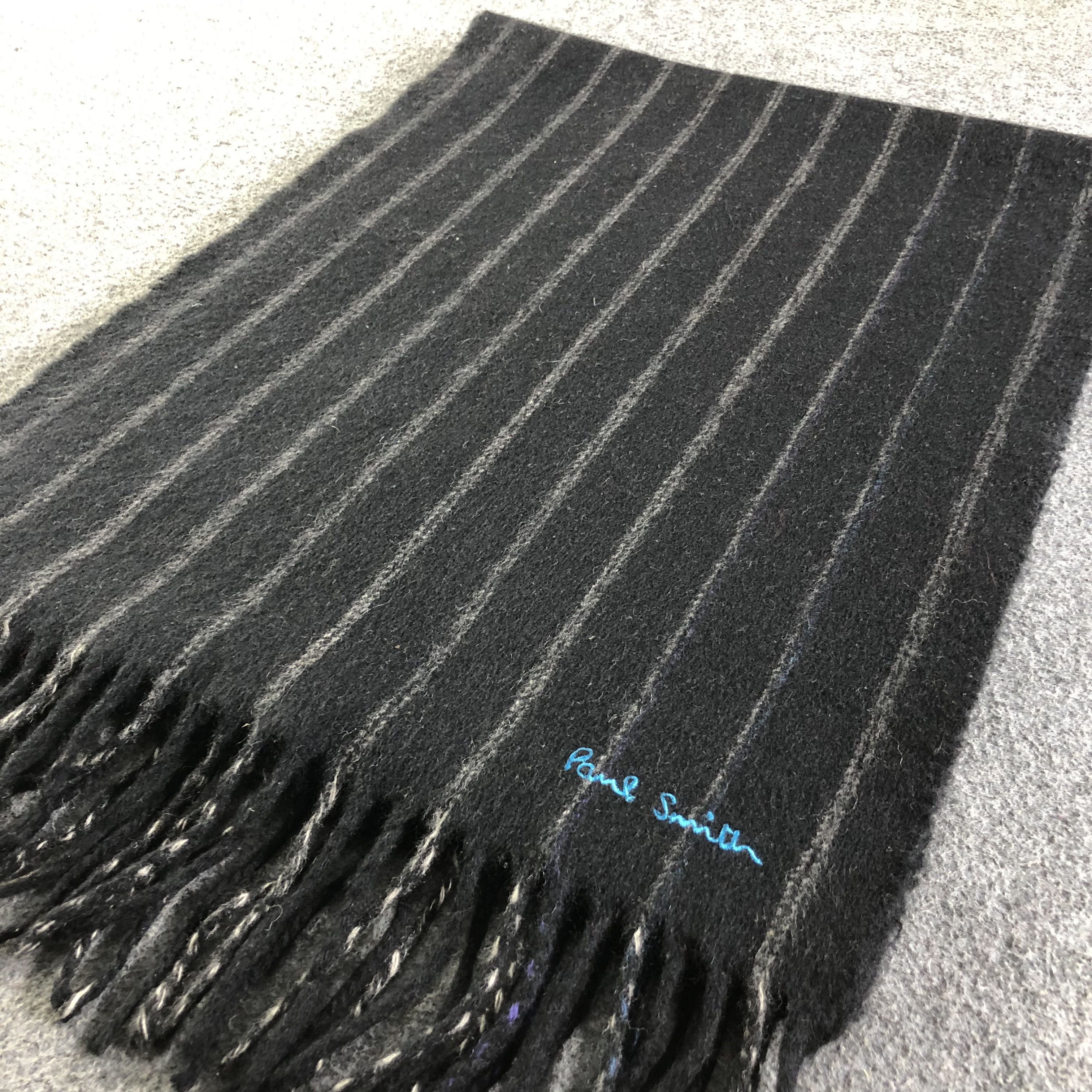 Paul Smith Paul Smith Striped Cashmere Scarf Muffler V1870 Size ONE SIZE - 2 Thumbnail