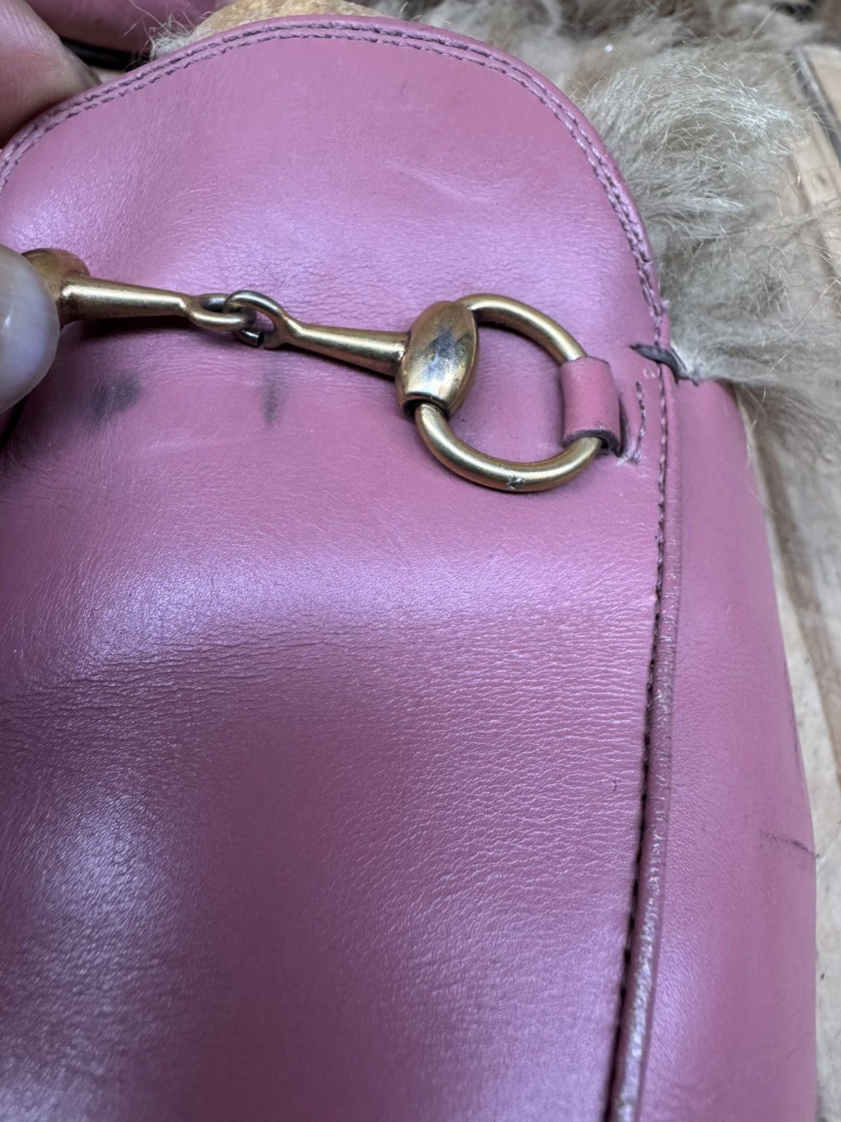 Gucci Gucci shearling Fur pink women’s Mules sz EUR 36.5 US 6.5 Size US 6.5 / IT 36.5 - 13 Thumbnail