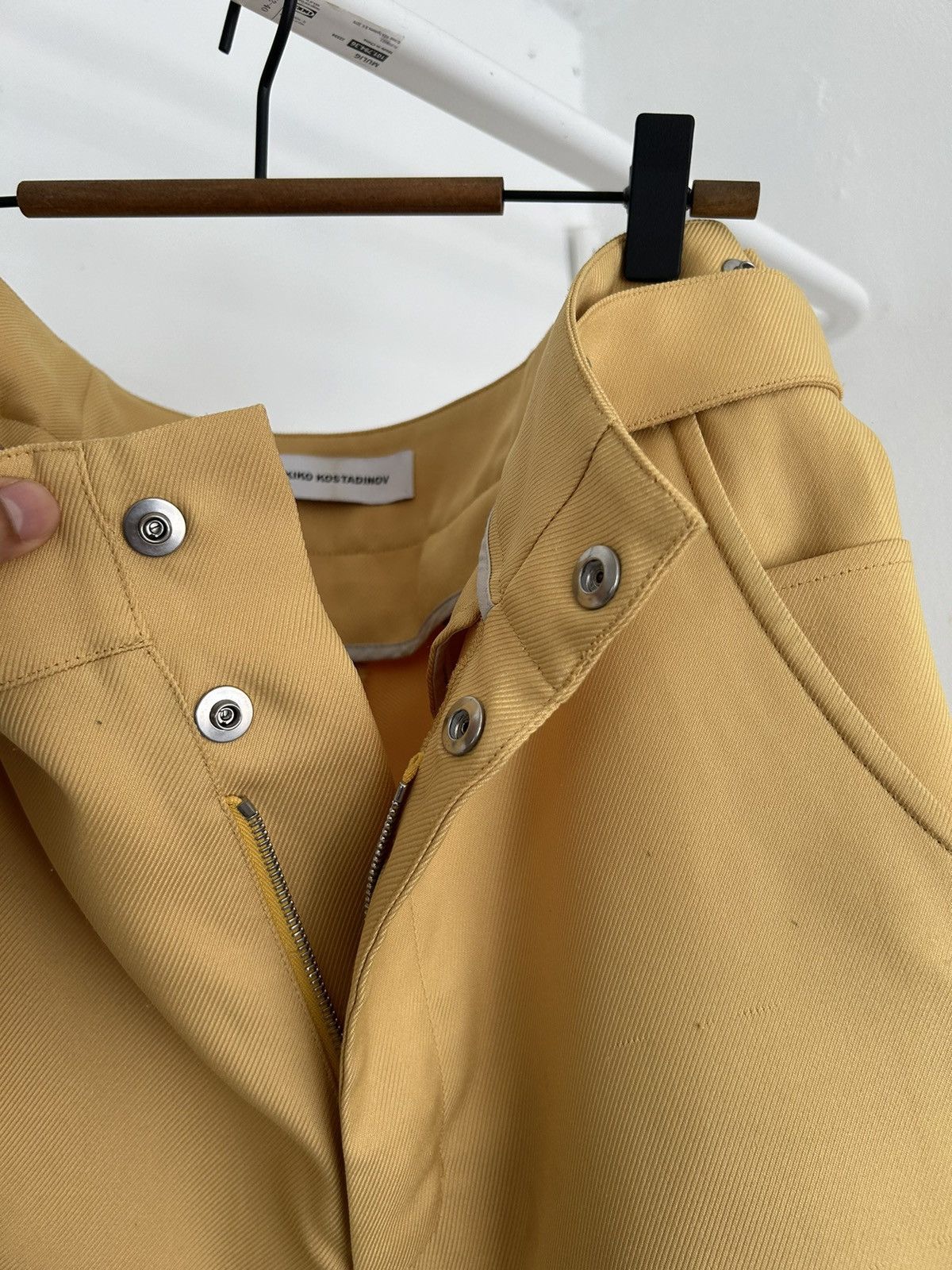 Kiko Kostadinov Ss19 tajima yellow utility trousers Size US 30 / EU 46 - 12 Thumbnail