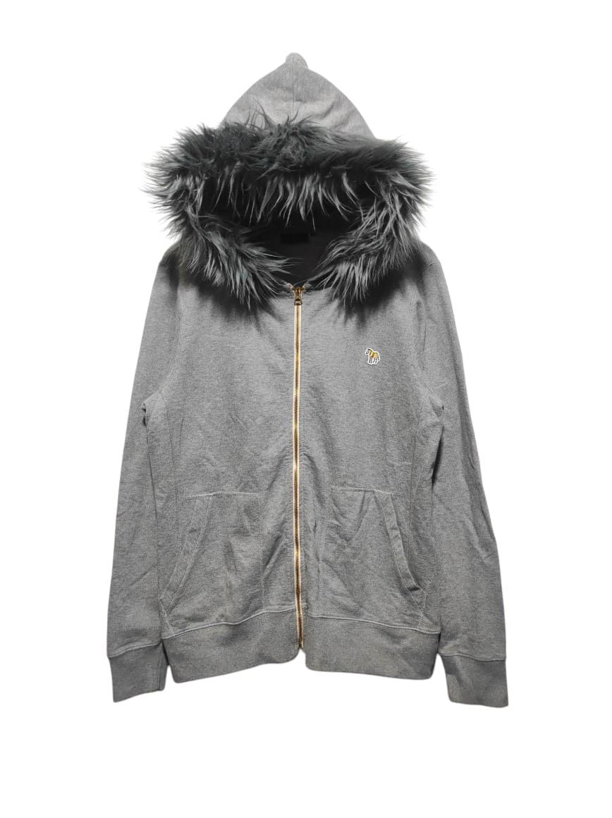 Paul Smith Paul Smith Jeans Zip Fur Hoodie LGB IfSixWasNine style Size US L / EU 52-54 / 3 - 1 Thumbnail