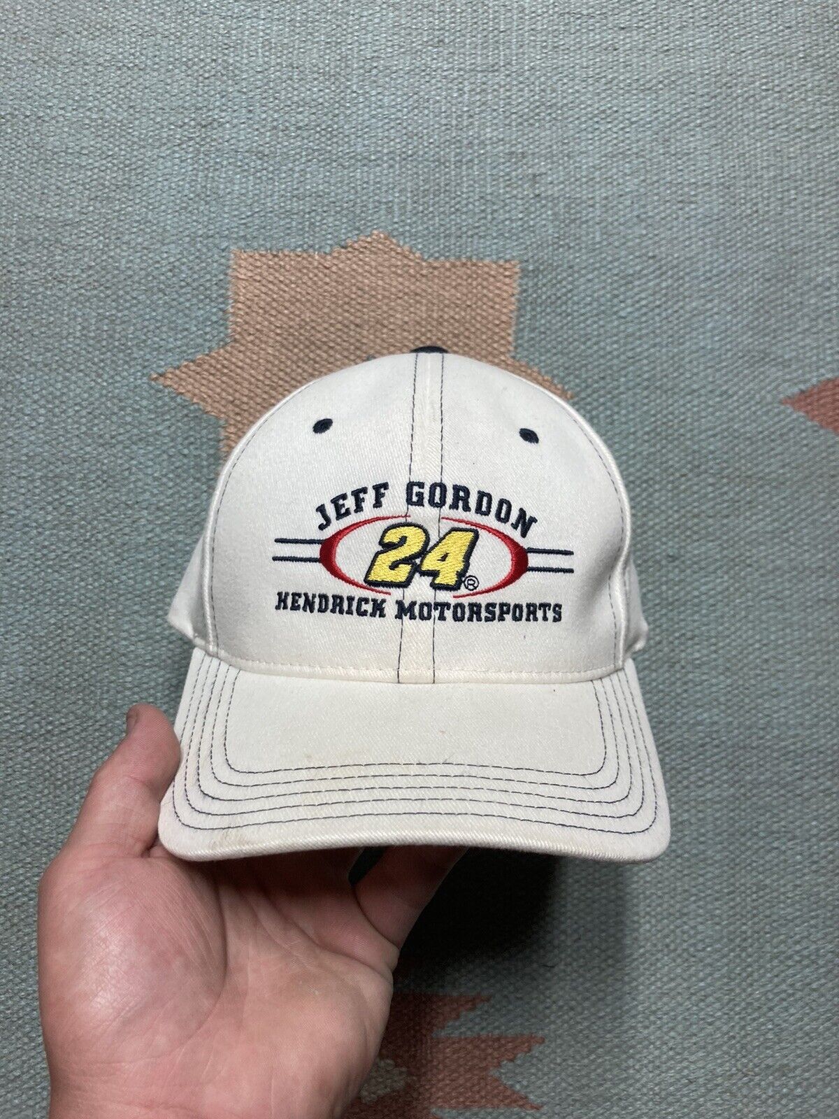 Chase Authentics × NASCAR × Vintage Strapback hat jeff Gordon nascar 24 chase authentics racing Size ONE SIZE - 2 Thumbnail