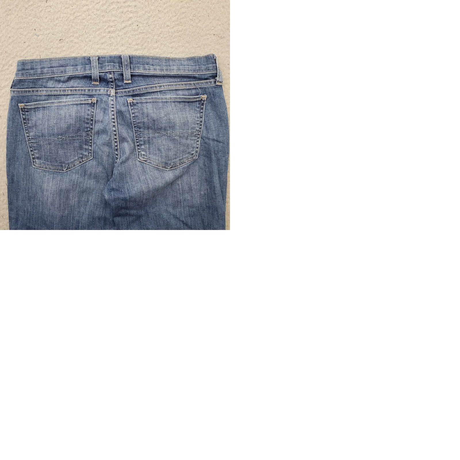 Lucky Brand Lucky Brand Jeans Womens 4 Blue Denim Stretch Ankle Zip Faded 29" Inseam Size 27" / US 4 / IT 40 - 9 Thumbnail