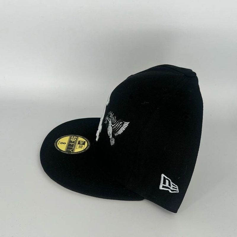 New Era Size 8 Black Chicago White Sox New Era MLB 59Fifty Fitted Size ONE SIZE - 4 Thumbnail