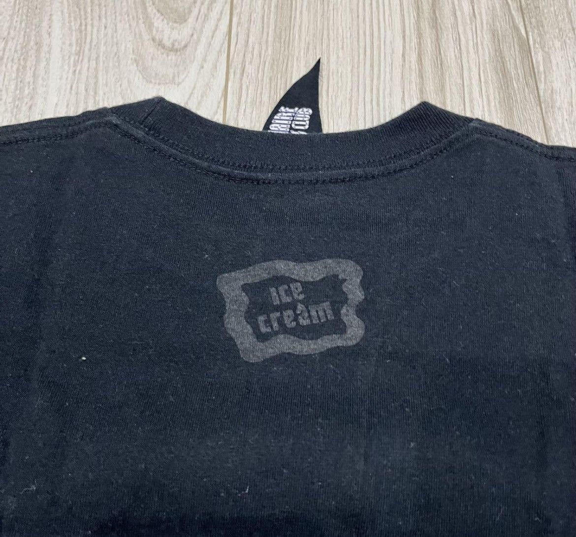 Icecream RARE OG 2006 BBC/ICE CREAM BLACK CHROME CONEMAN TEE Size US L / EU 52-54 / 3 - 5 Thumbnail