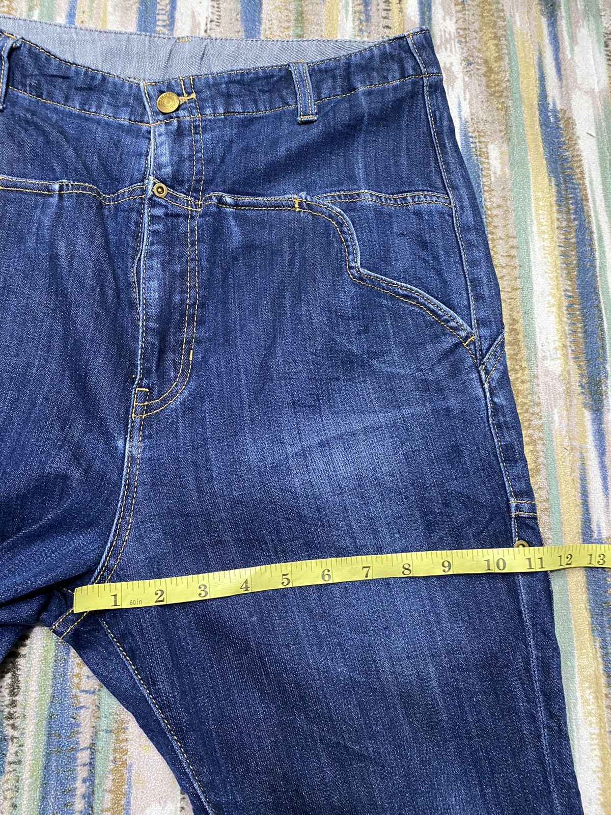 mercibeaucoup MERCIBEAUCOUP Jevous Enprie Stretch Crotch Denim Pants Size US 31 - 15 Thumbnail