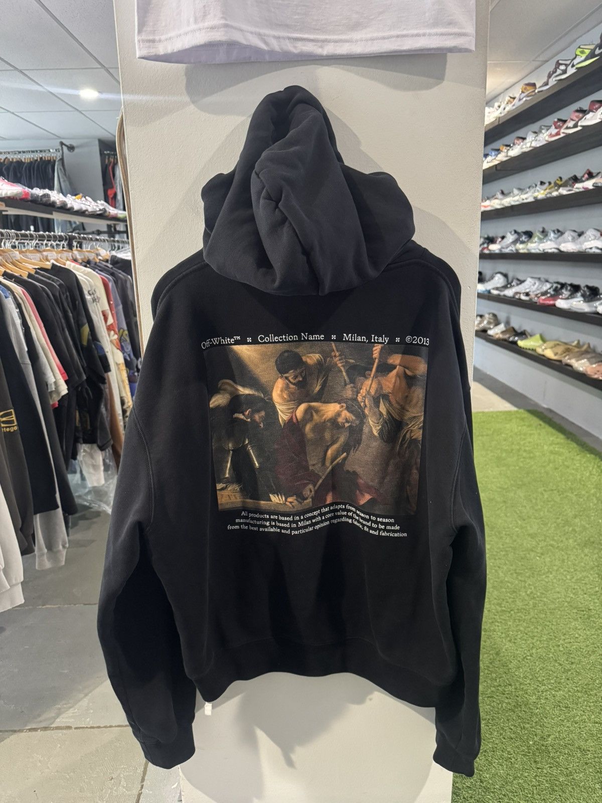 Off-White Off-White Caravaggio Hoodie Size US XL / EU 56 / 4 - 2 Thumbnail
