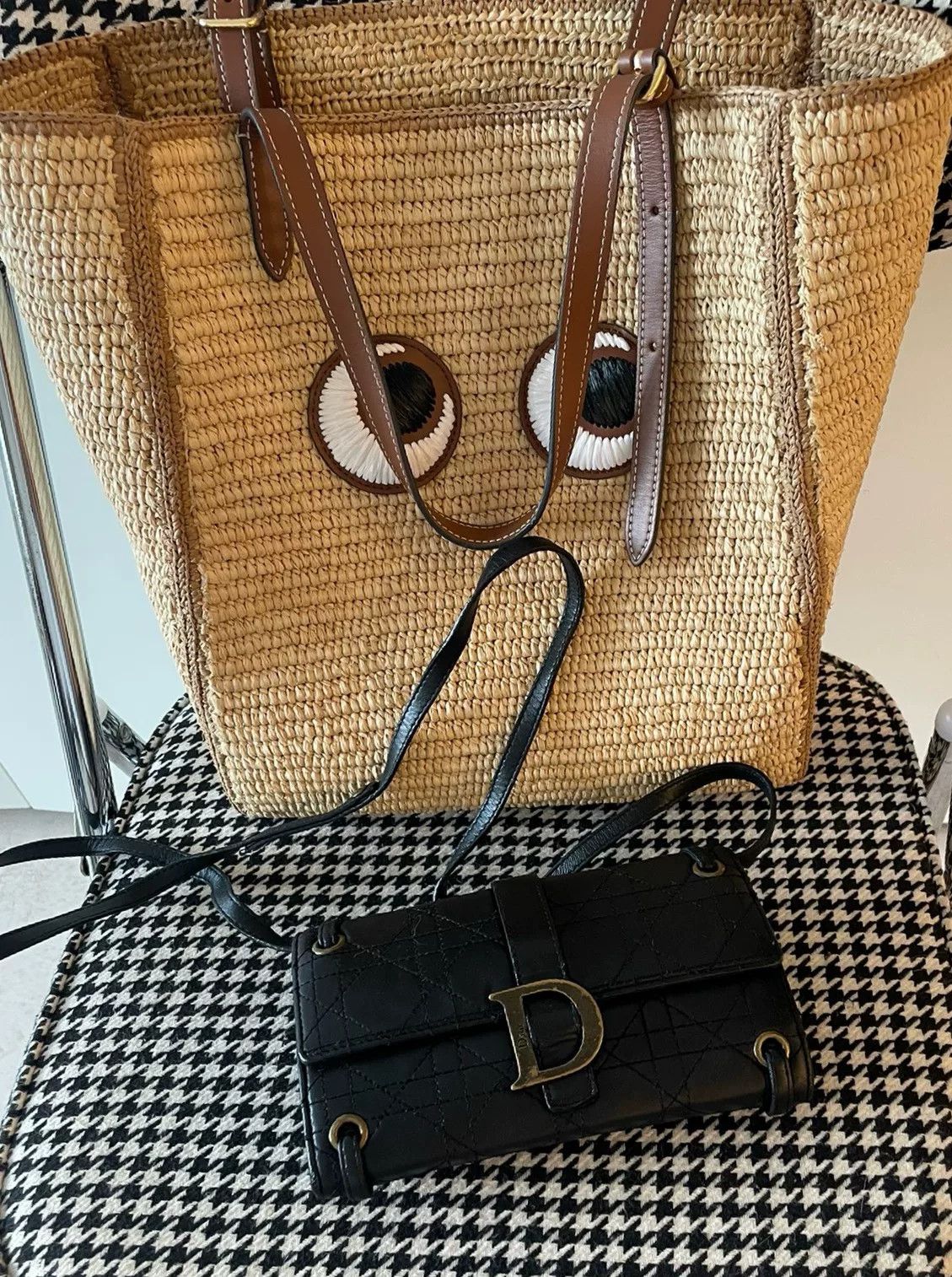 Dior Dior Vintage Lambskin Lady Dior Bag Size ONE SIZE - 1 Thumbnail