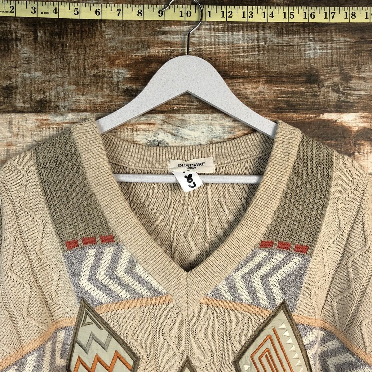 Japanese Brand DLL Destinare Uomo art vintage sweatshirt Knitwear #C036 Size US L / EU 52-54 / 3 - 4 Thumbnail