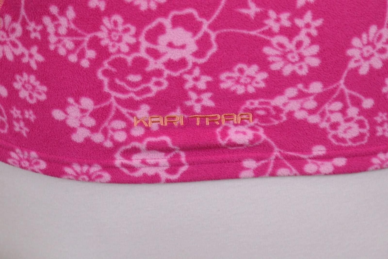 Designer Kari Traa Pink Floral Full Zip Fleece Jacket Size XS Size XS / US 0-2 / IT 36-38 - 11 Thumbnail