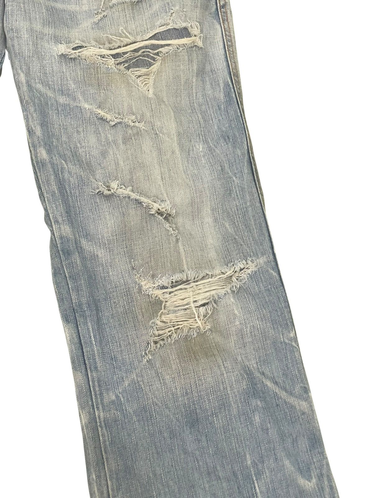 Hysteric Glamour Distress Jeans Edwin Japan Faded Regular Straight 2🟦5 Size US 31 - 4 Thumbnail