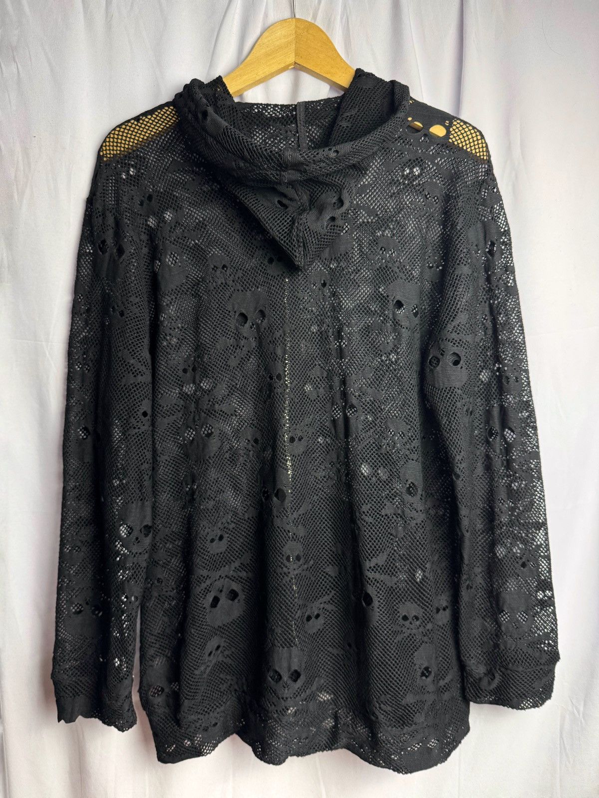 Hysteric Glamour Archived Skulls Net Hoodie Japanese Styled Size US L / EU 52-54 / 3 - 3 Thumbnail