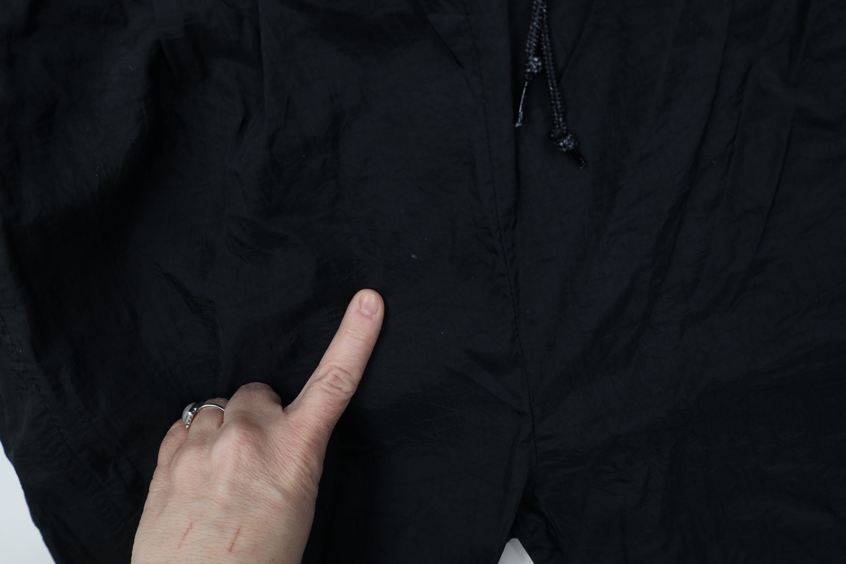 Reebok Vintage 90s Reebok Windbreaker Joggers Pants Black Nylon Size US 36 / EU 52 - 8 Thumbnail