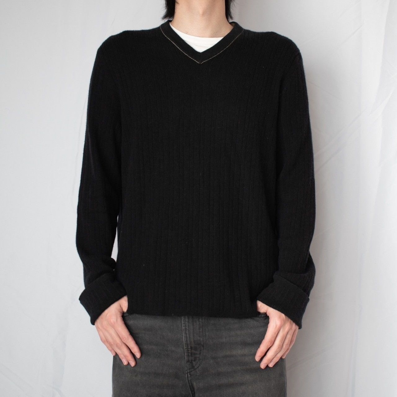 Hermes 1990s Hermes cashmere knit Size US XL / EU 56 / 4 - 2 Thumbnail