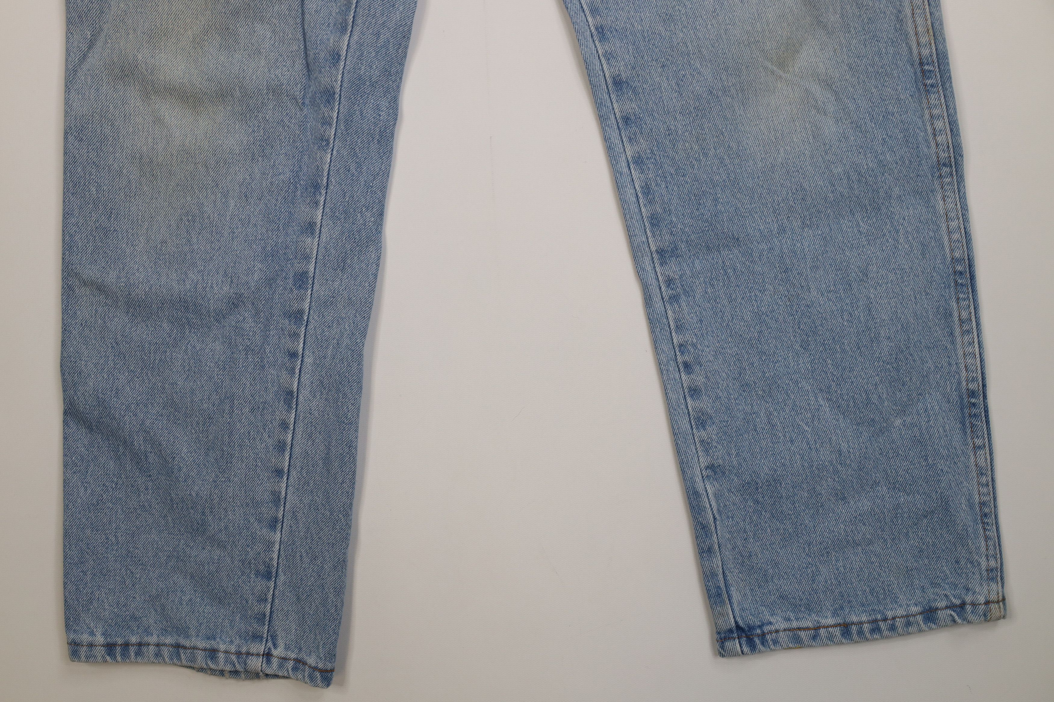 Vintage Vintage 90s Streetwear Straight Leg Denim Jeans Blue Cotton Size US 34 / EU 50 - 4 Thumbnail