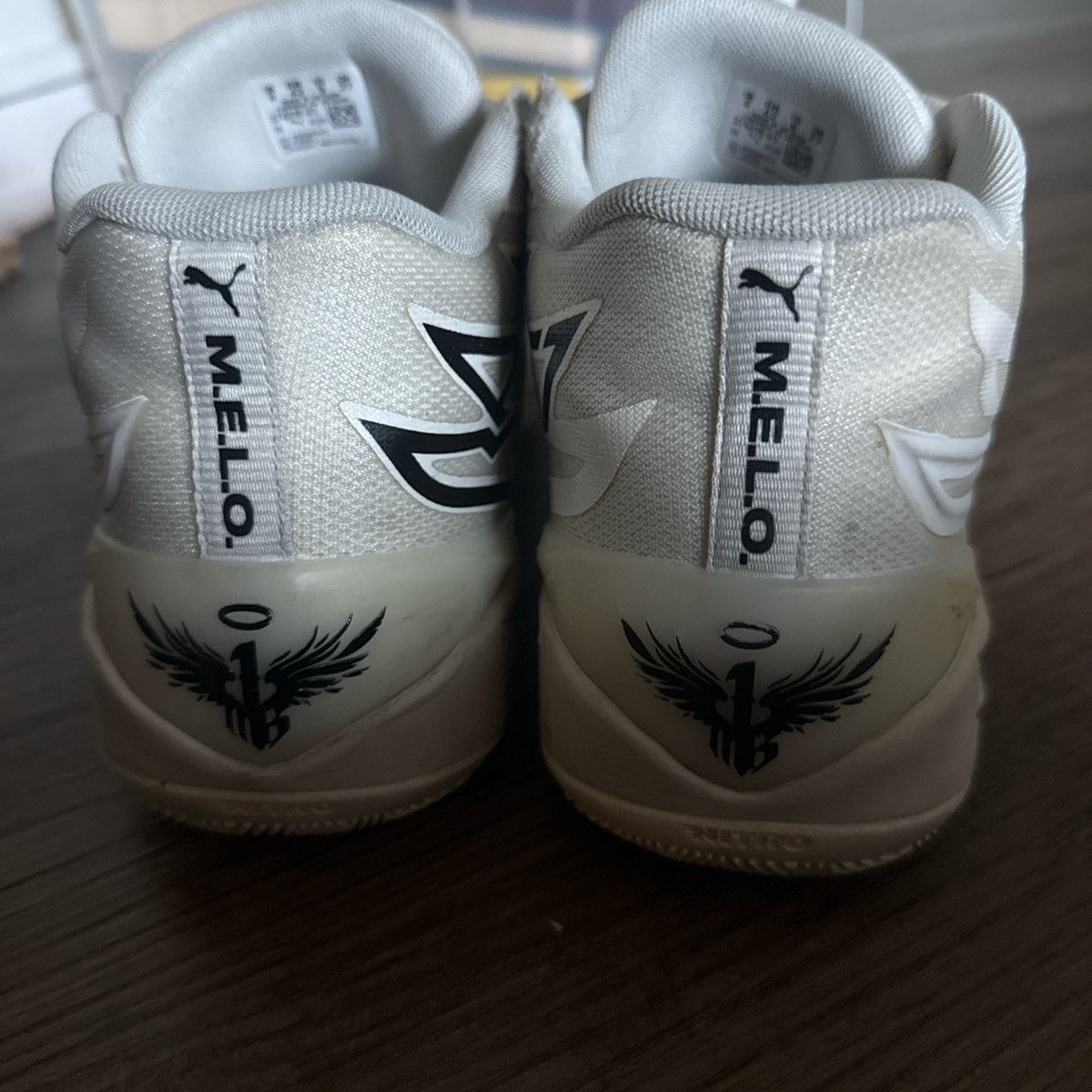 Puma White MELOs Size US 9 / EU 42 - 5 Thumbnail