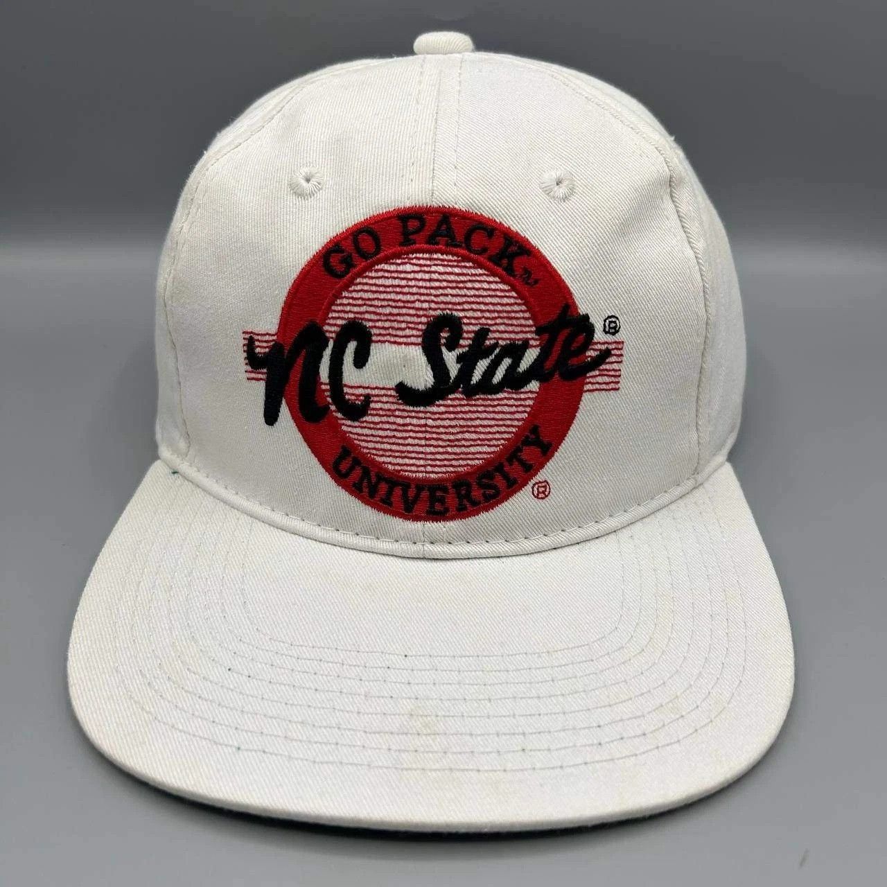 The Game Vintage NC State Wolfpack Hat Men NCAA Snap Back Cap Cotton Size ONE SIZE - 1 Thumbnail