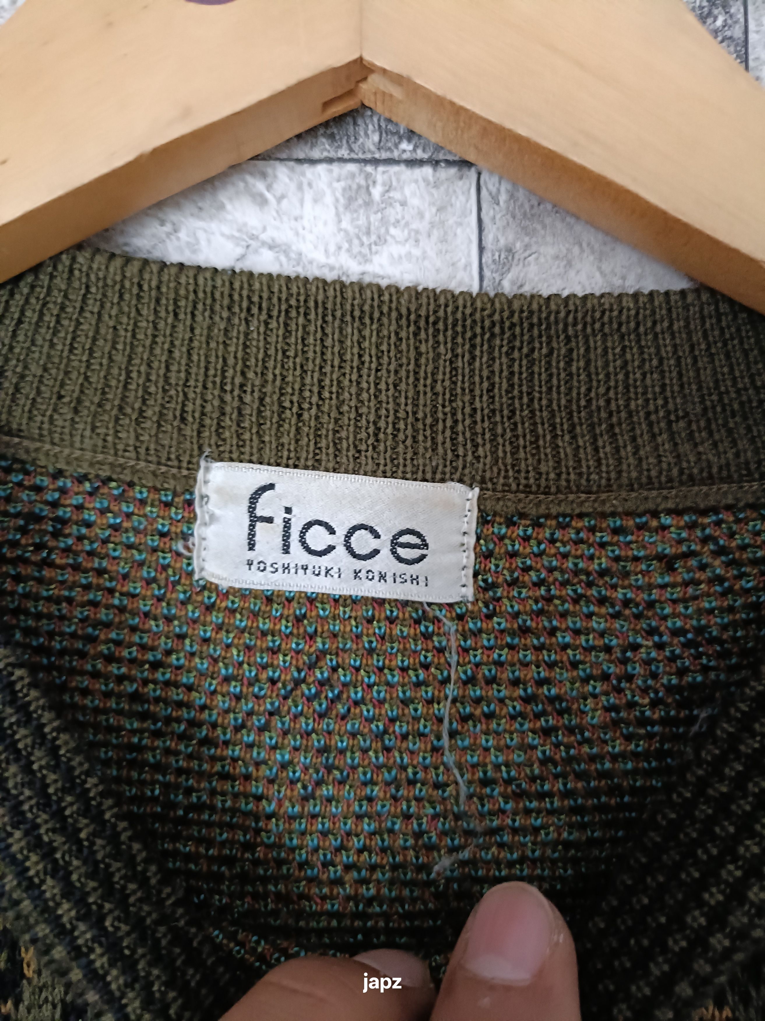 Designer × Japanese Brand × Yoshiyuki Konishi Vintage ficce uomo yoshiyuki konishi knitwear baroque Size US L / EU 52-54 / 3 - 6 Thumbnail