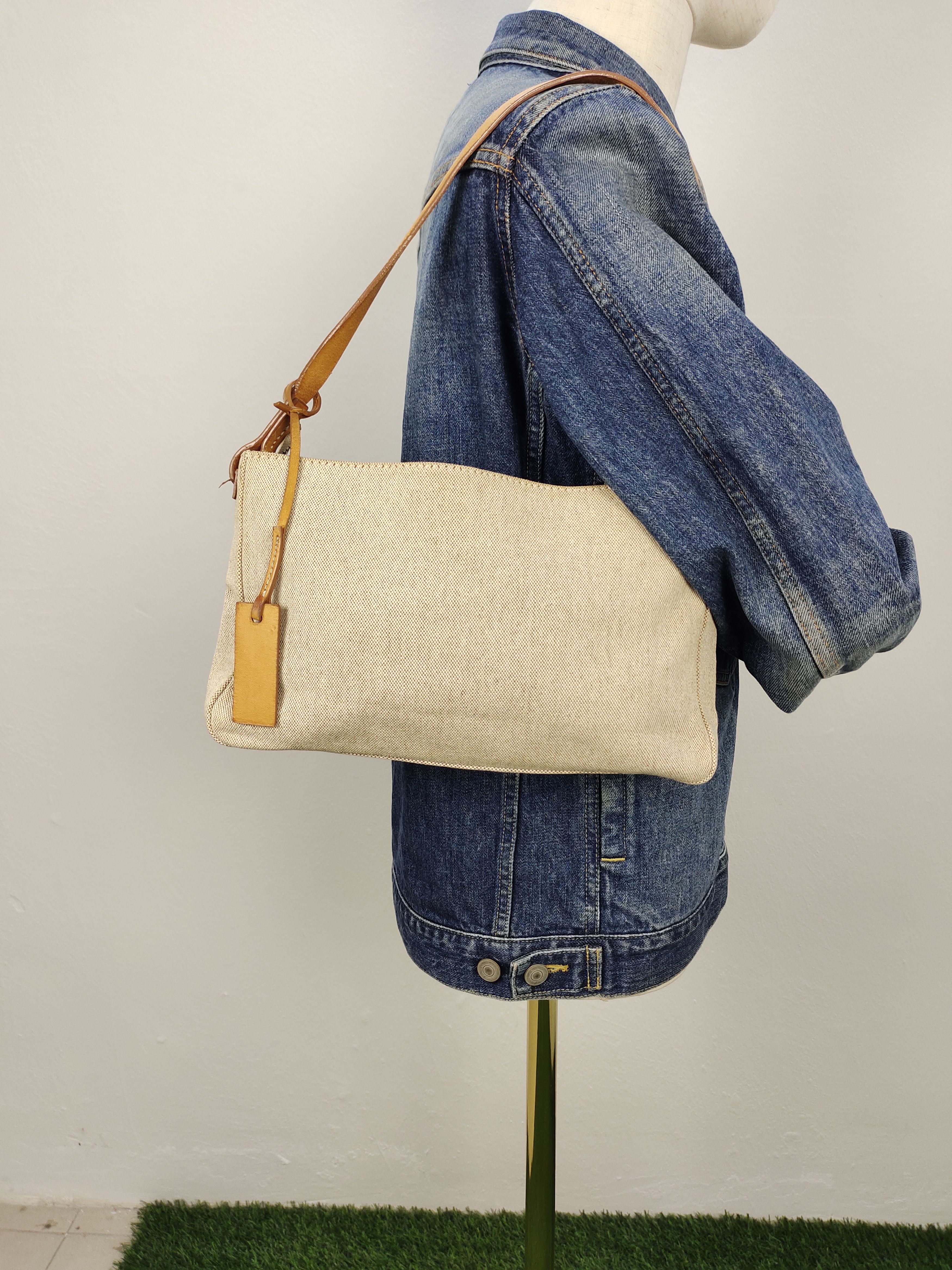 Mr. Junko Vintage Junko Shimada Japan Canvas Mix Leather Shoulder Bag Size ONE SIZE - 1 Thumbnail