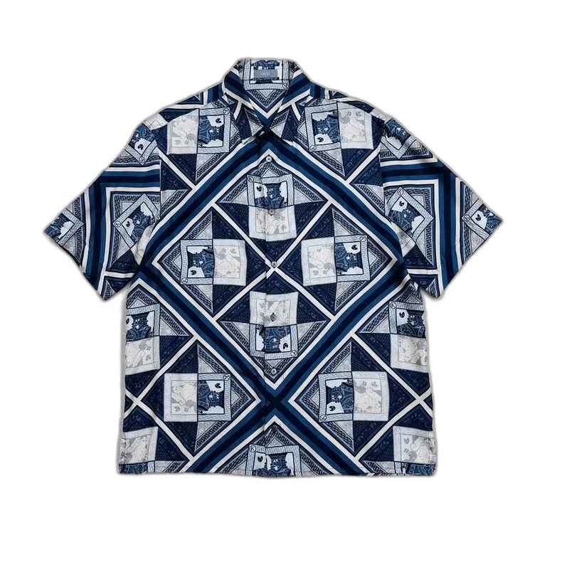 Dior Dior Poker Pattern Short Sleeve Shirt-2505 Size US M / EU 48-50 / 2 - 1 Thumbnail