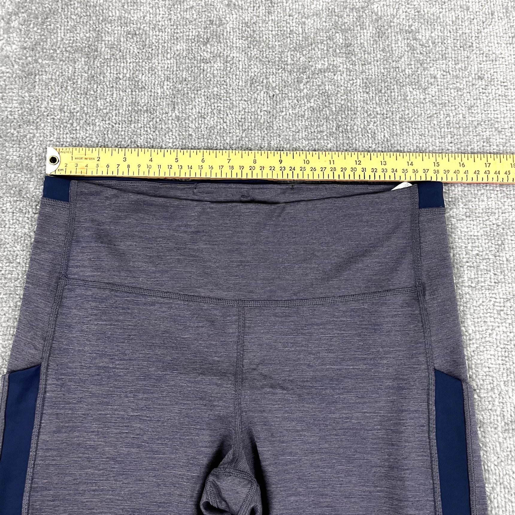 Athleta Athleta Leggings Capri Womens Large 24" 7/8 Stash Pocket Grey Polyester Spandex Blend Athletic Gym Run Yoga Capris Size 36" / US 14 / IT 50 - 7 Thumbnail